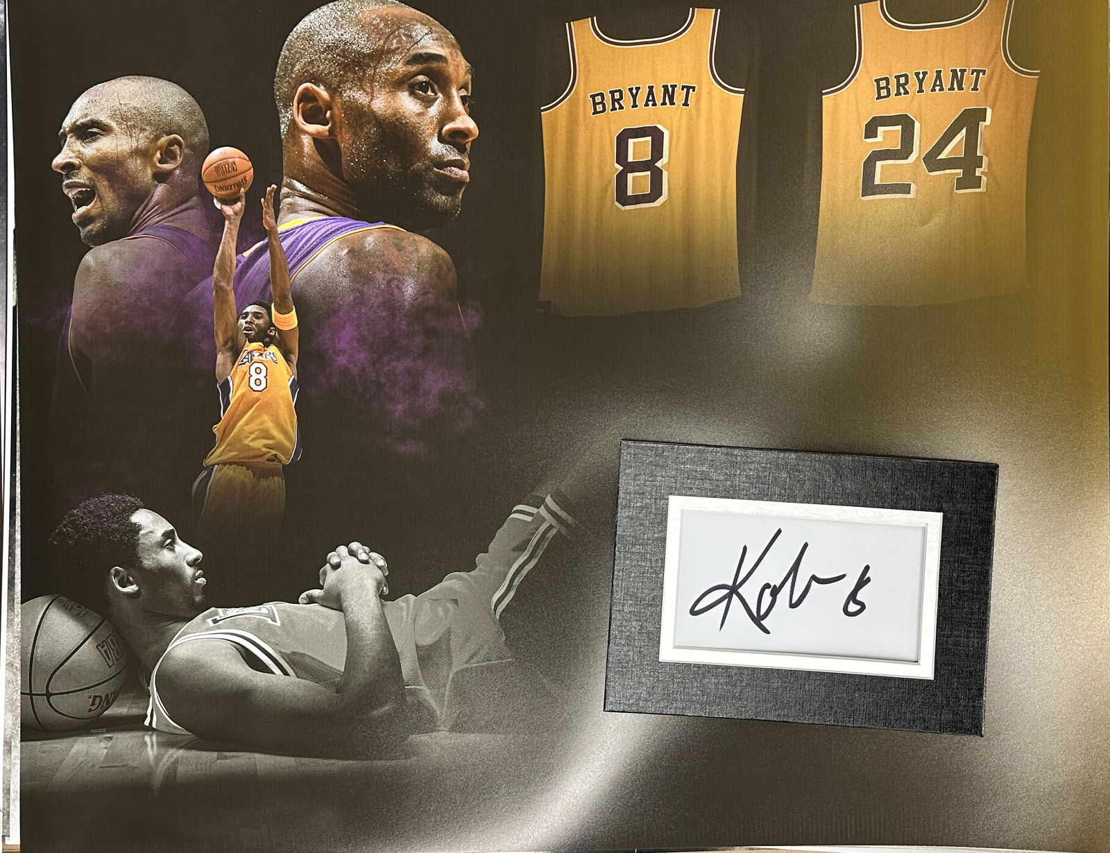 Kobe Bryant Autographed Display (1 of 1)