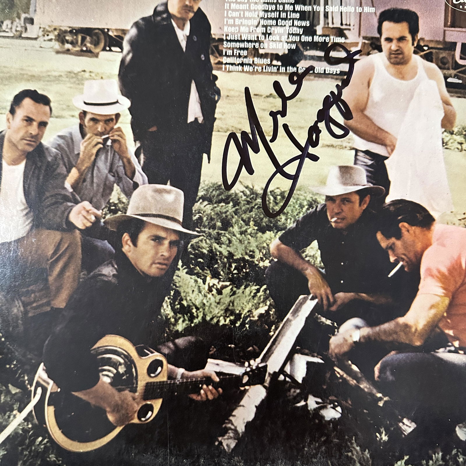 Merle Haggard Autographed Album (1 of 1)
