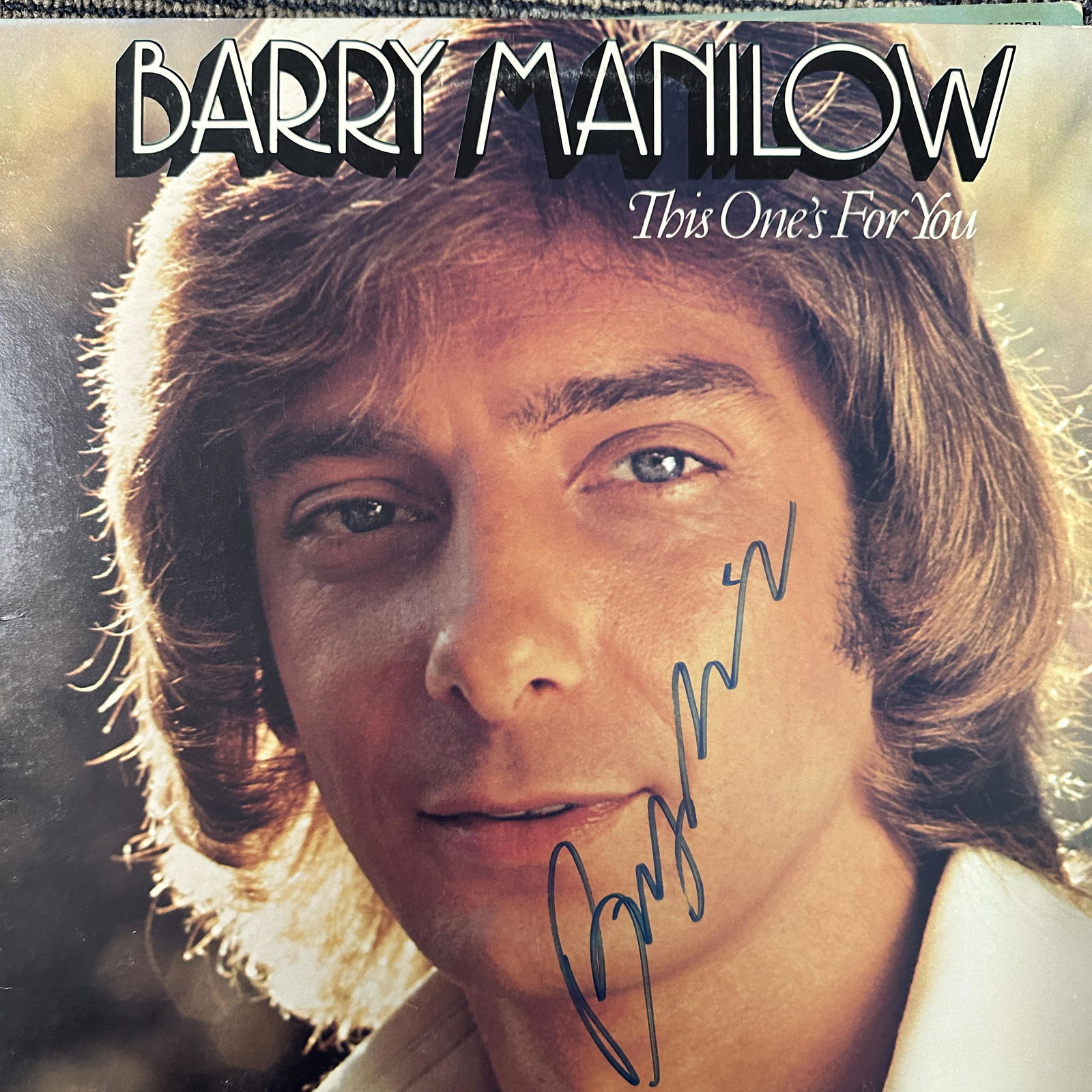 Barry Manilow Autographed Album (1 of 1)