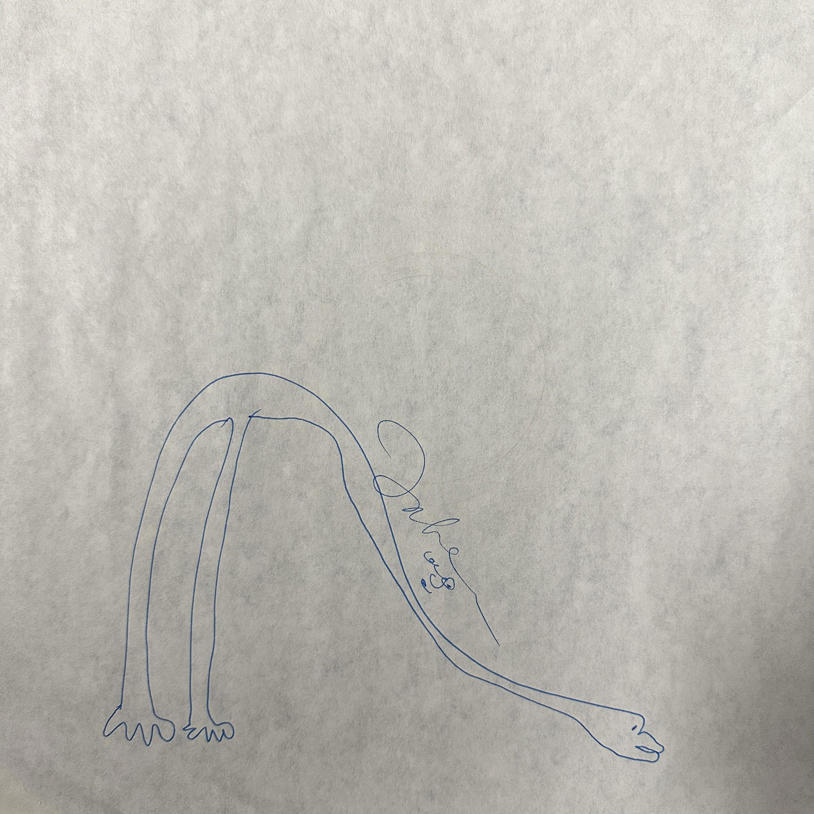 John Lennon Autographed Sketch (1 of 1)