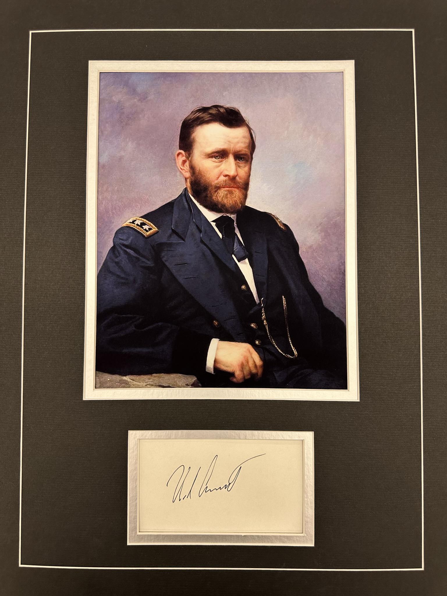 Ulysses Grant Autographed Display (1 of 1)