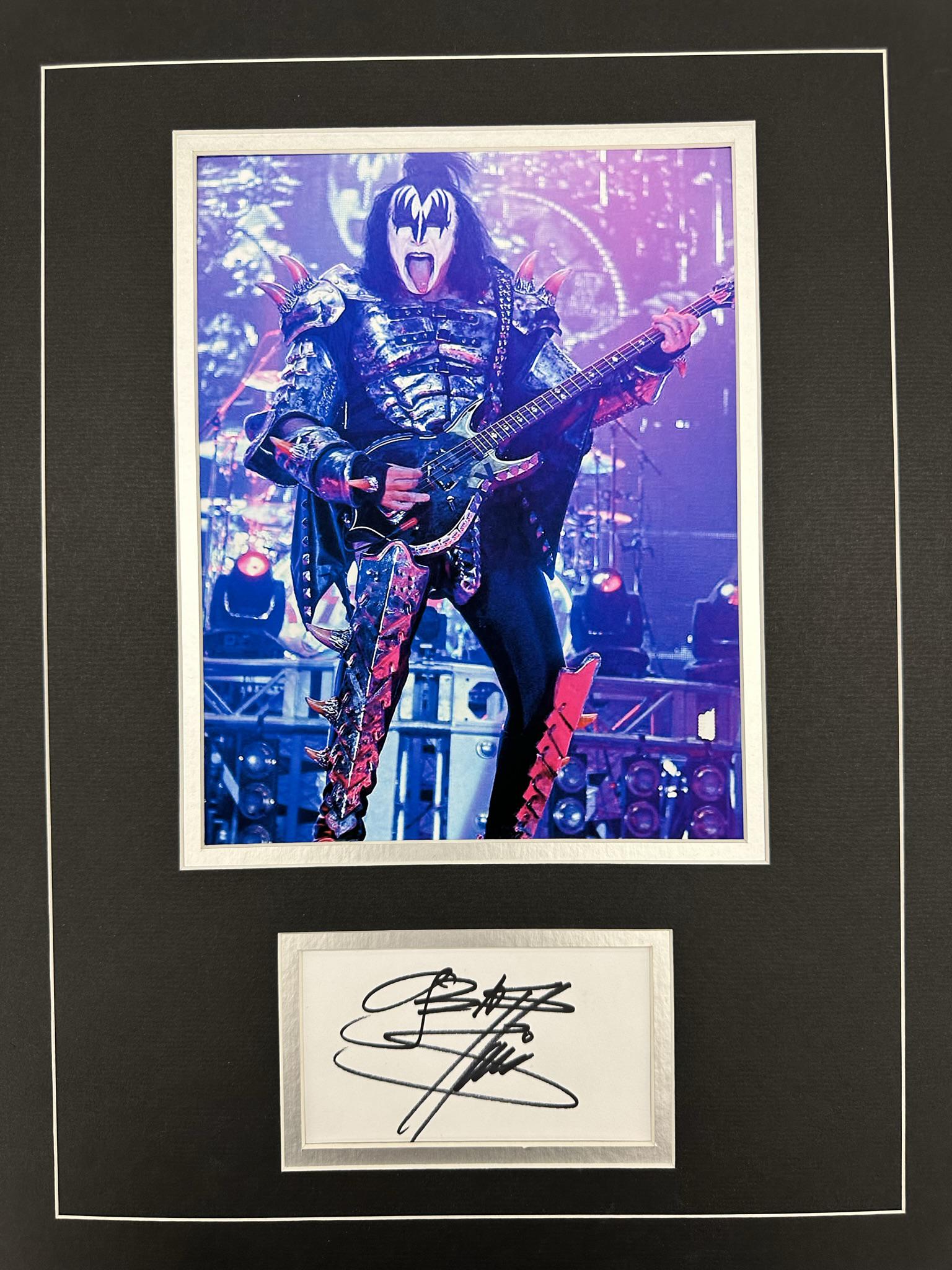 Gene Simmons Autographed Display (1 of 1)