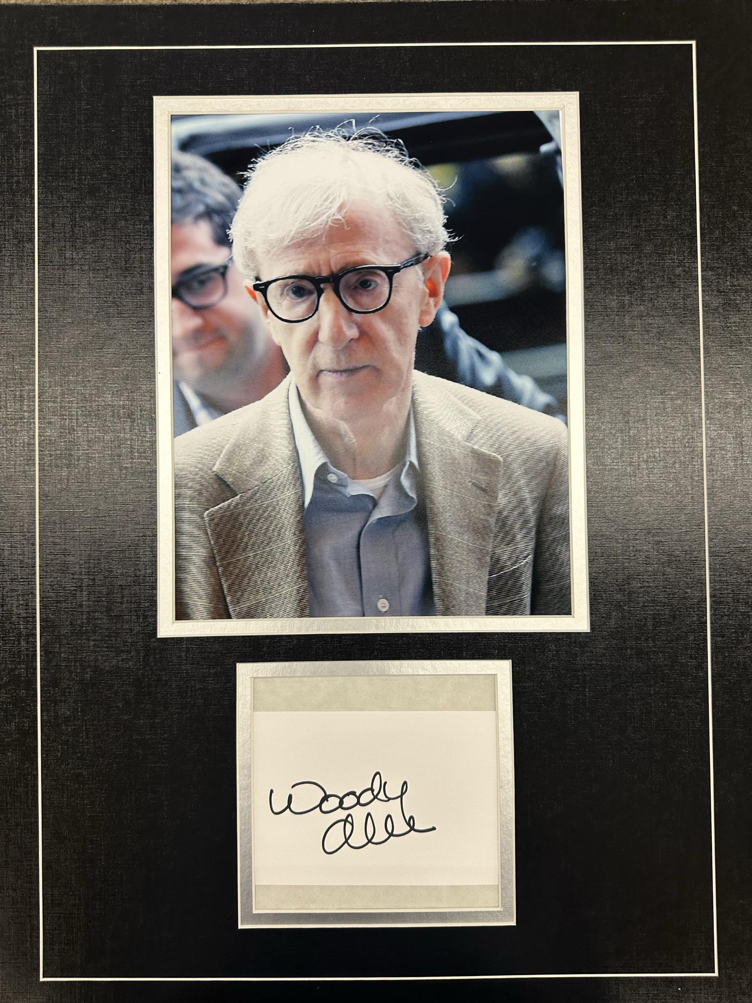 Woody Allen Autographed Display (1 of 1)