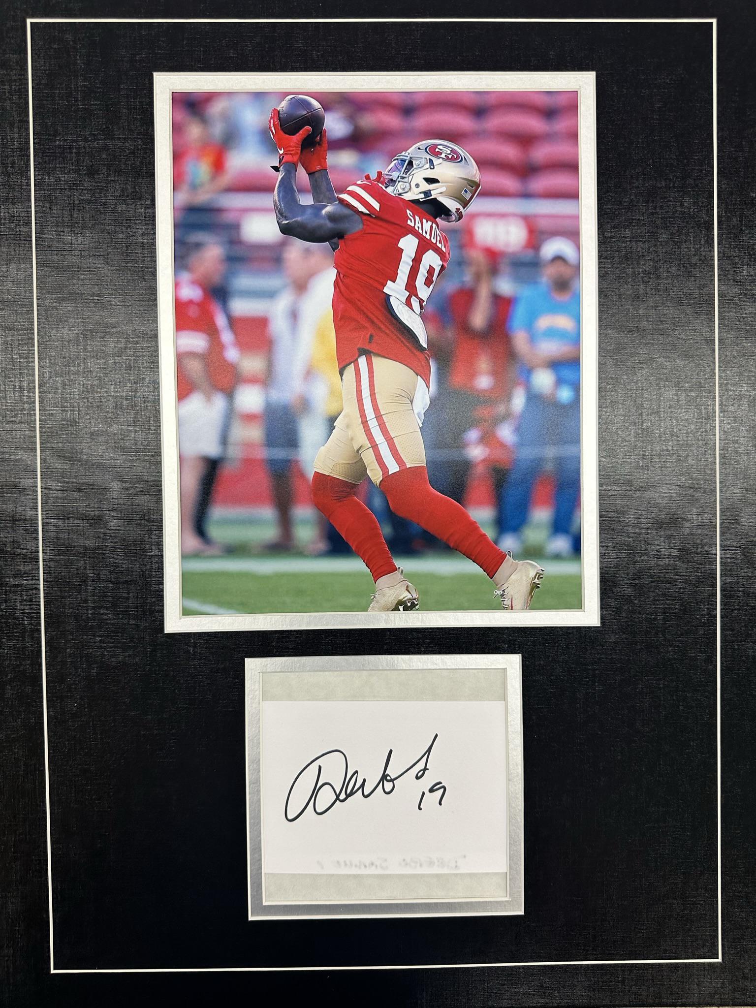 Deebo Samuel Autographed Display (1 of 1)