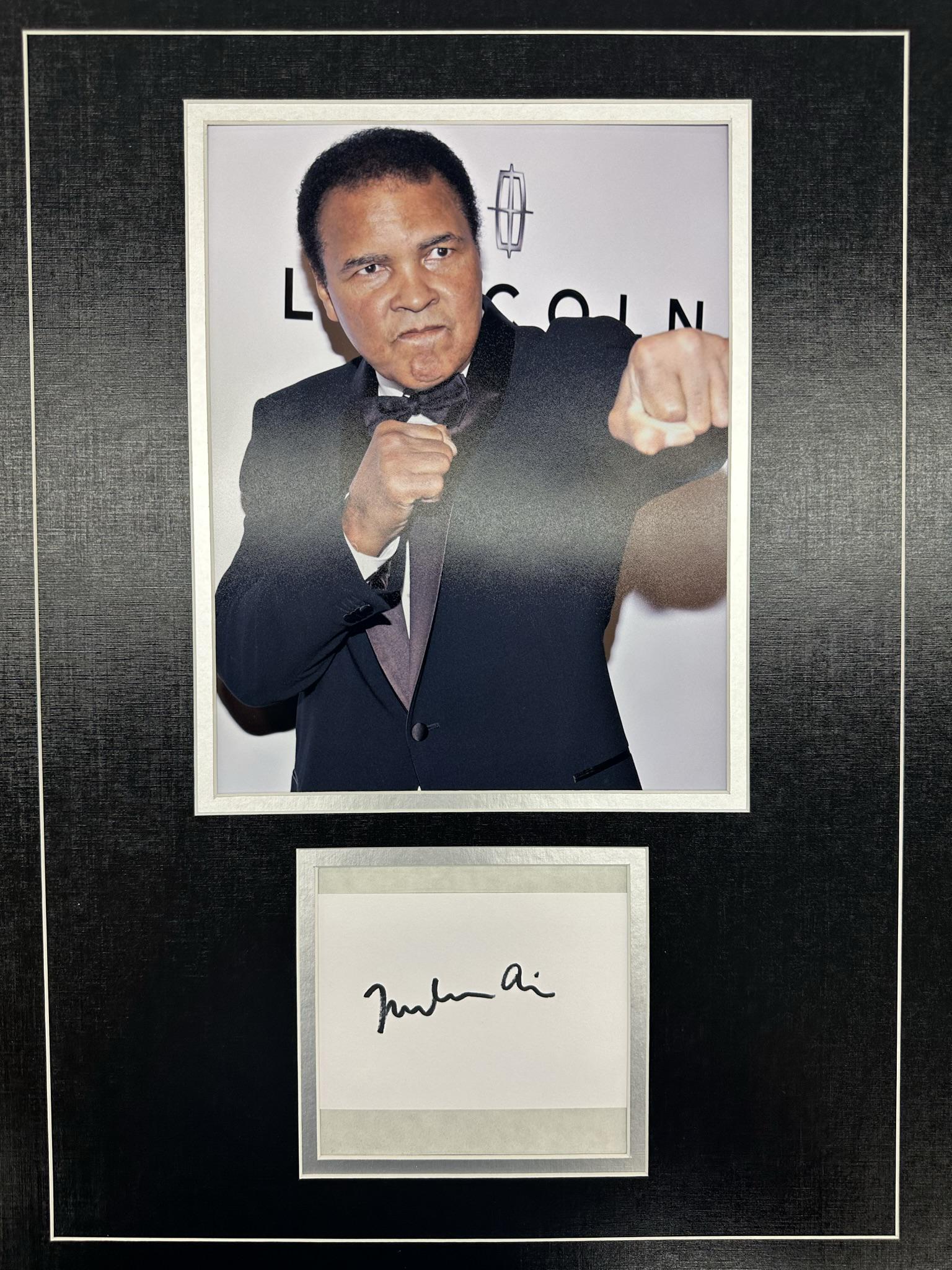 Muhammad Ali Autographed Display (1 of 1)