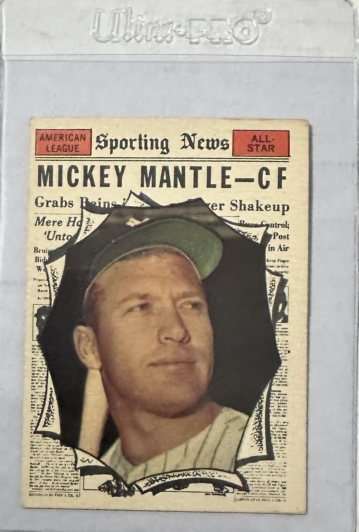 1961 Topps Mickey Mantle Card (1 of 1)