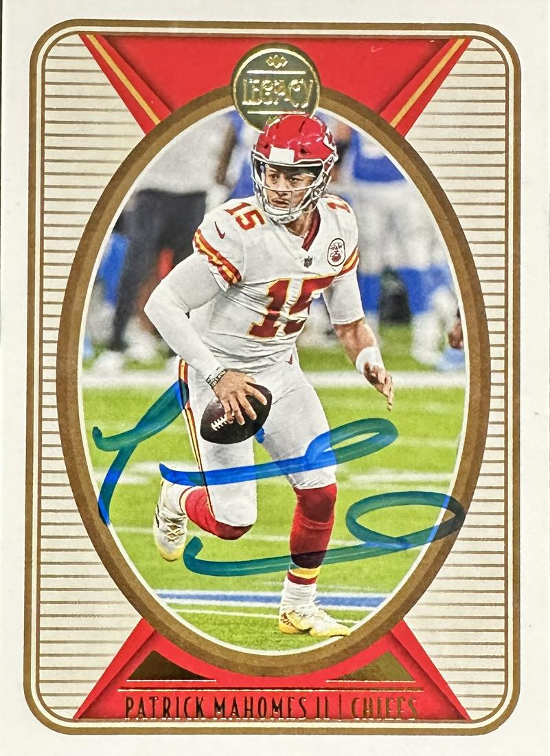 Patrick Mahomes Autographed CARD (1 of 1)