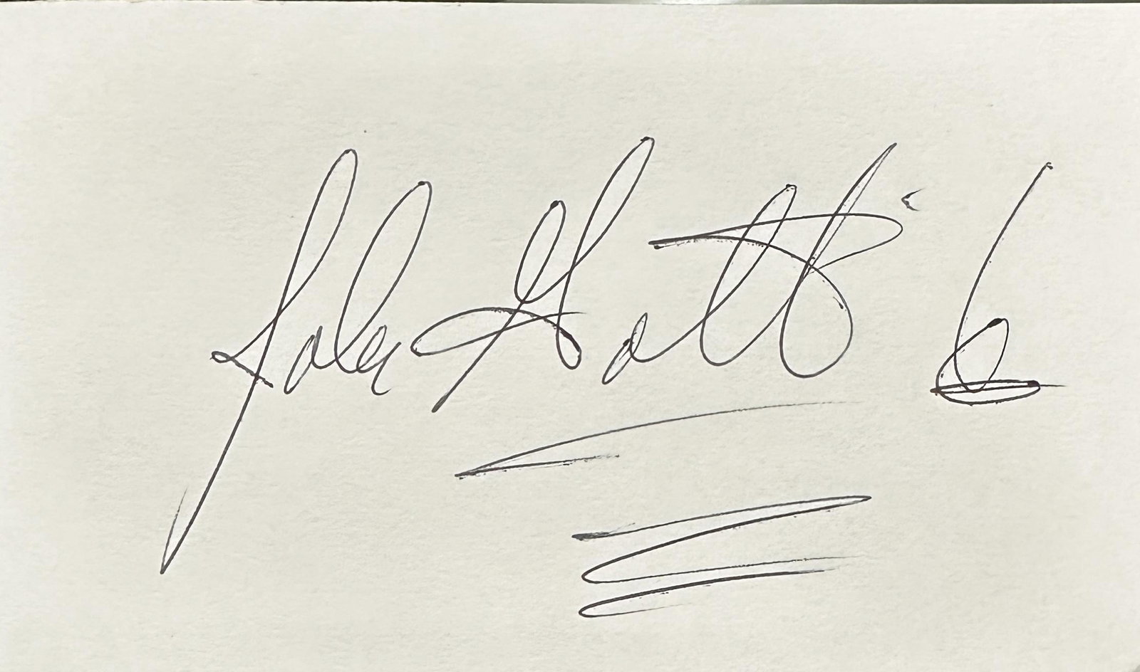 John Gotti Autographed Card (1 of 1)