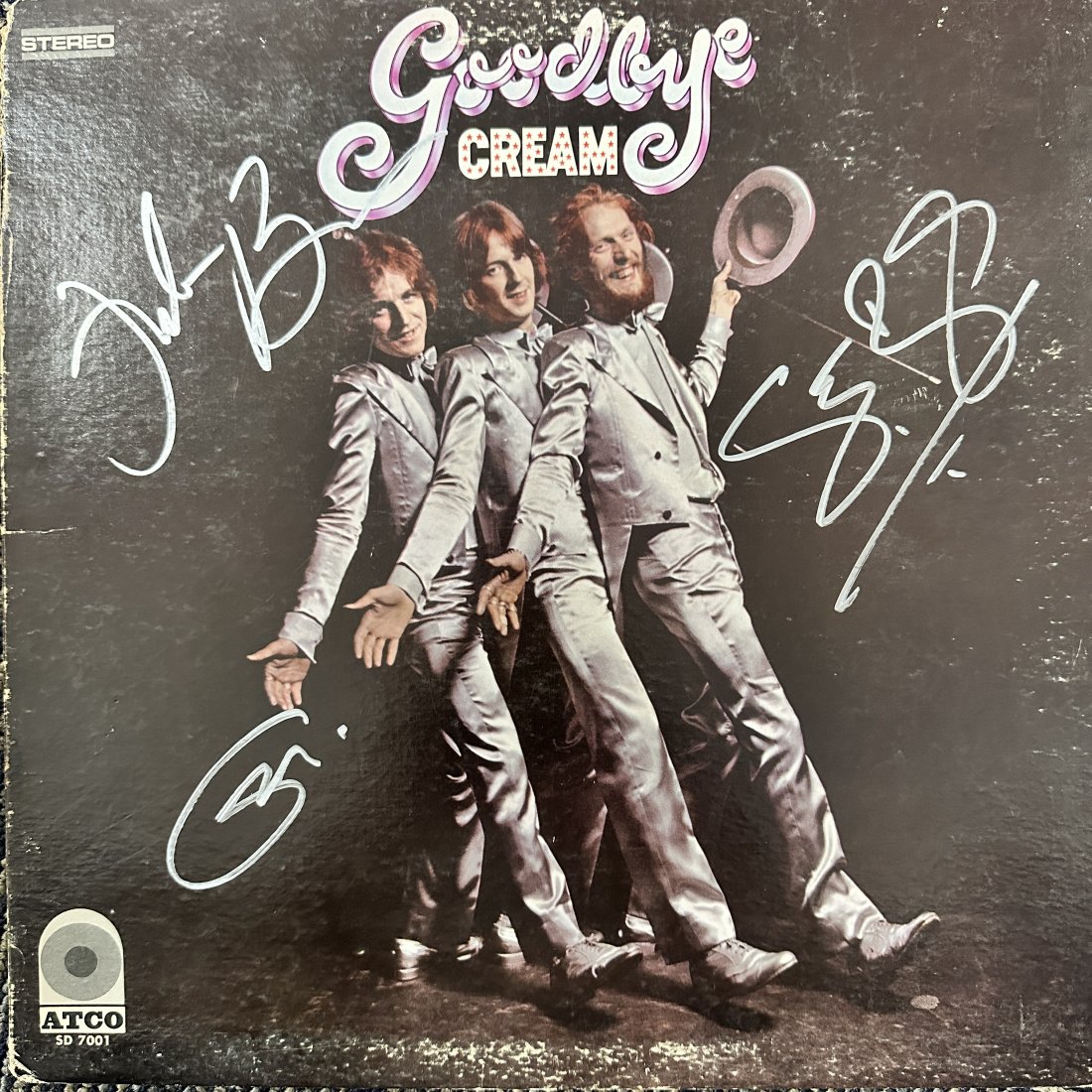 Cream Autographed Album Clapton Baker Bruce (1 of 1)