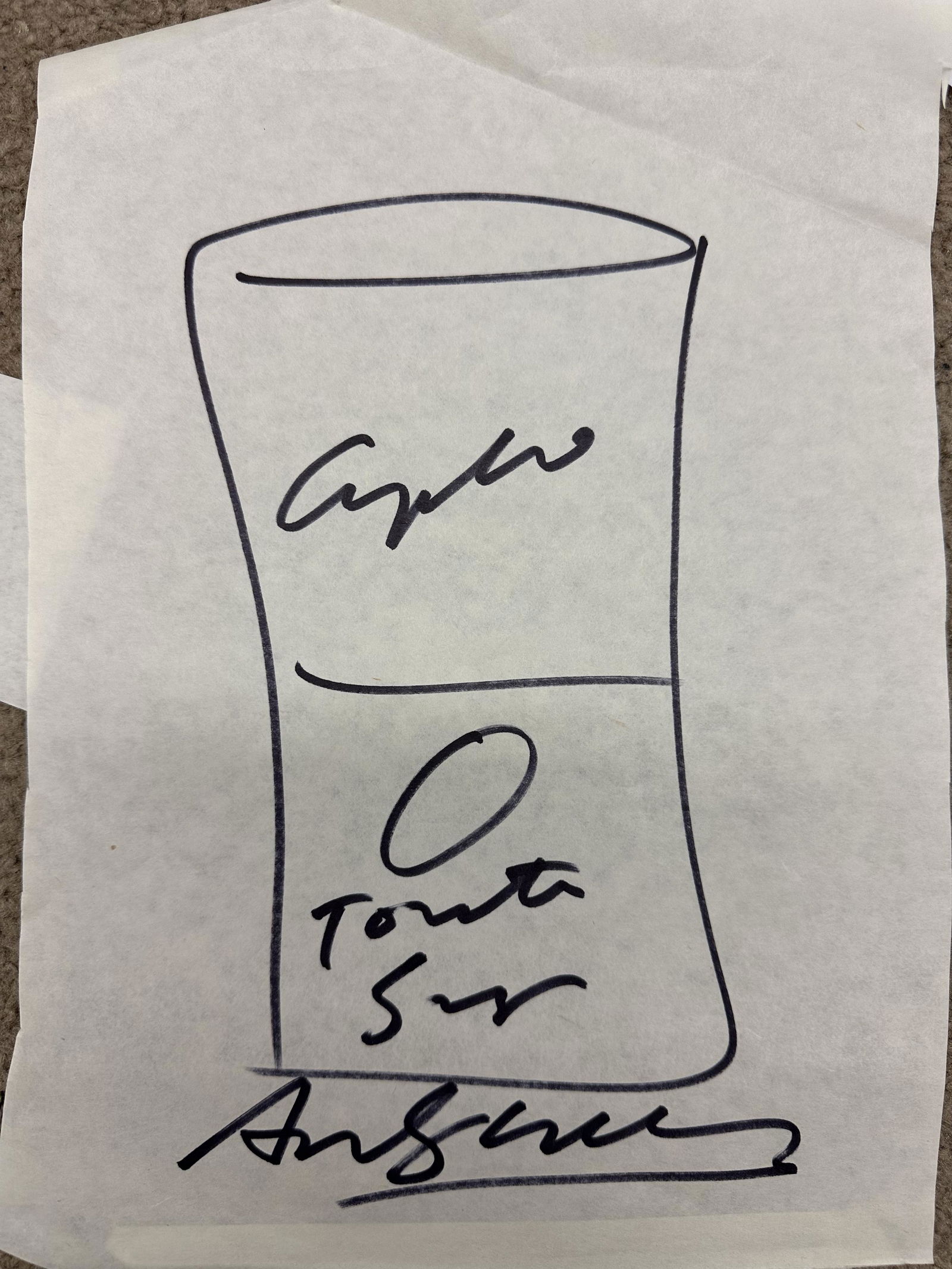 Andy Warhol Soup Sketch (1 of 1)