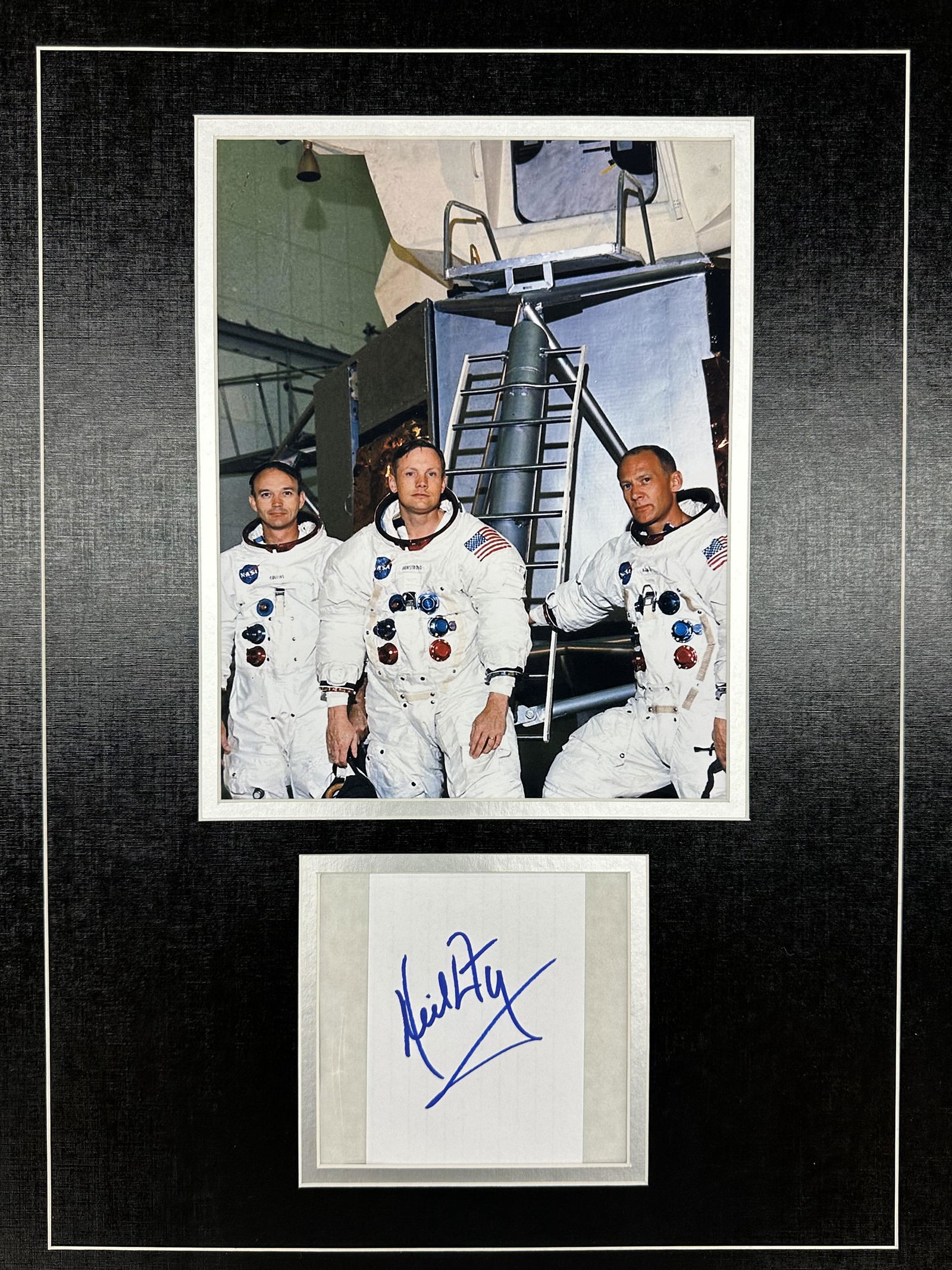 Neil Armstrong Autographed Display (1 of 1)