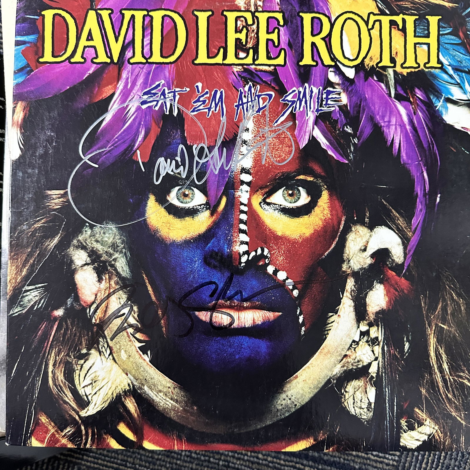 David Lee Roth Autographed Album (1 of 1)