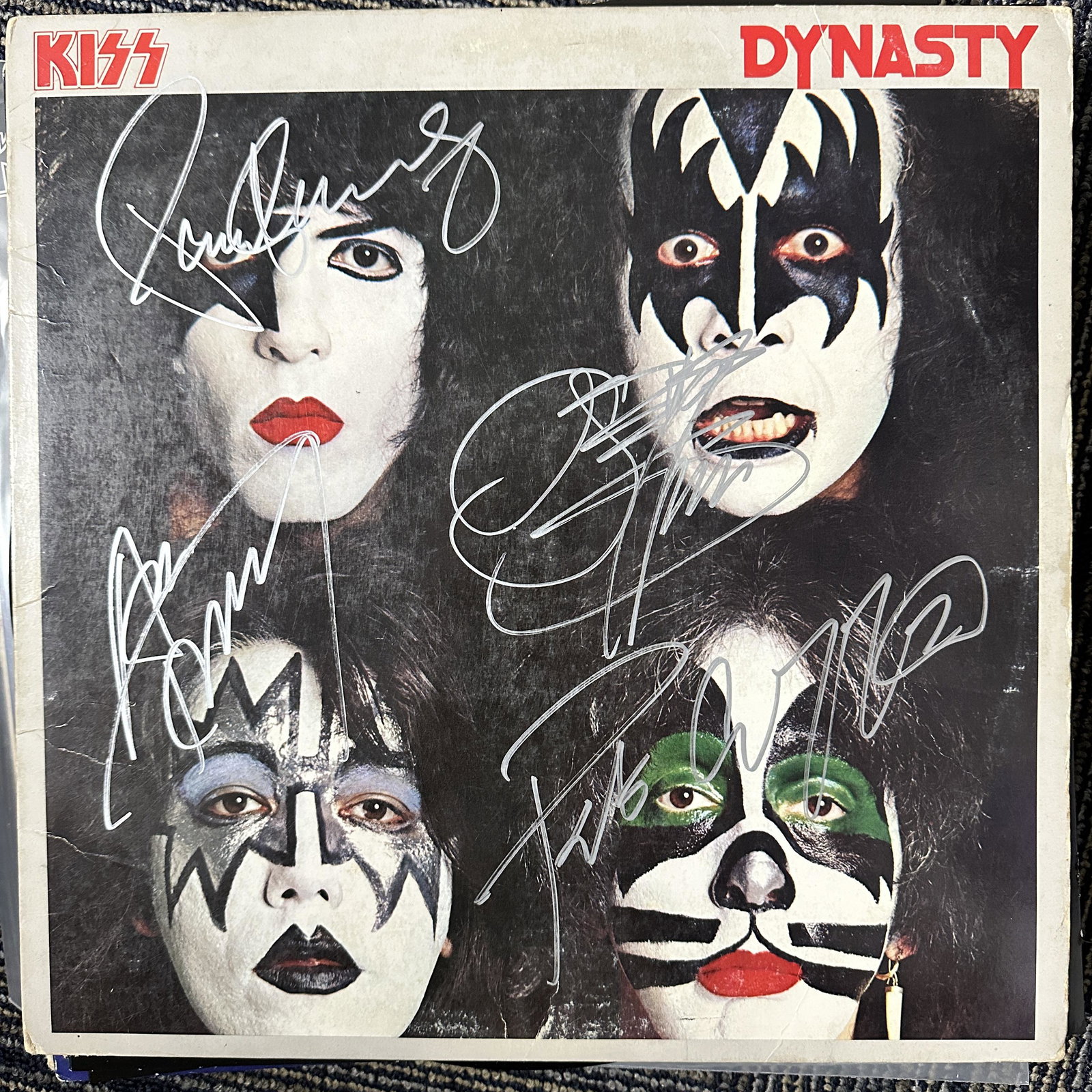 Kiss Autographed ALBUM All 4 (1 of 1)