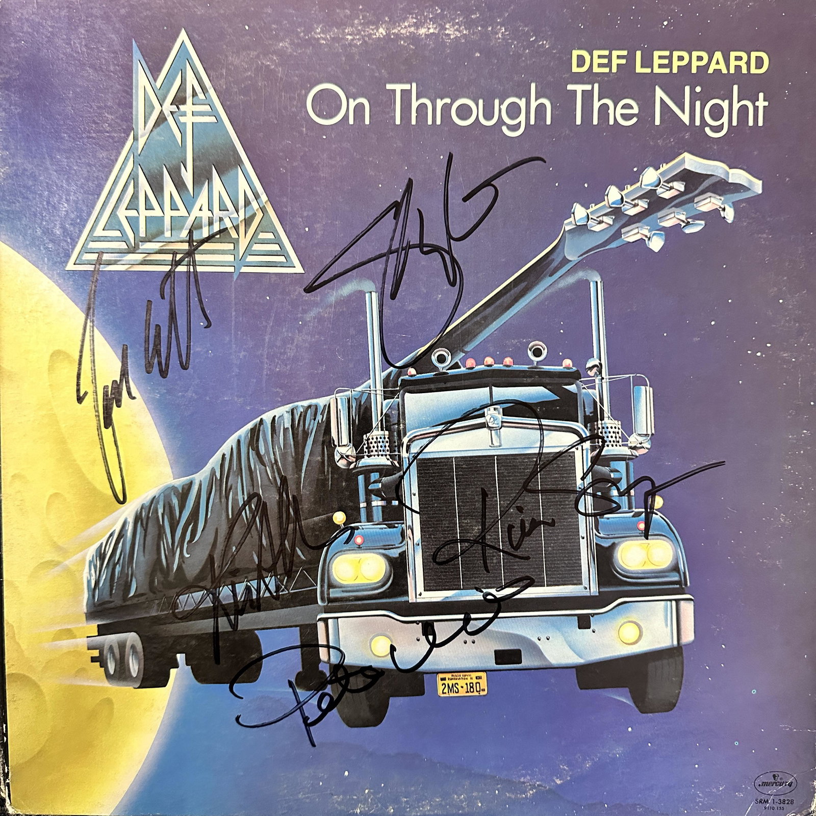 Def Leppard Autographed Album All 5 PETE STEVE JOE RICK RICK (1 of 1)