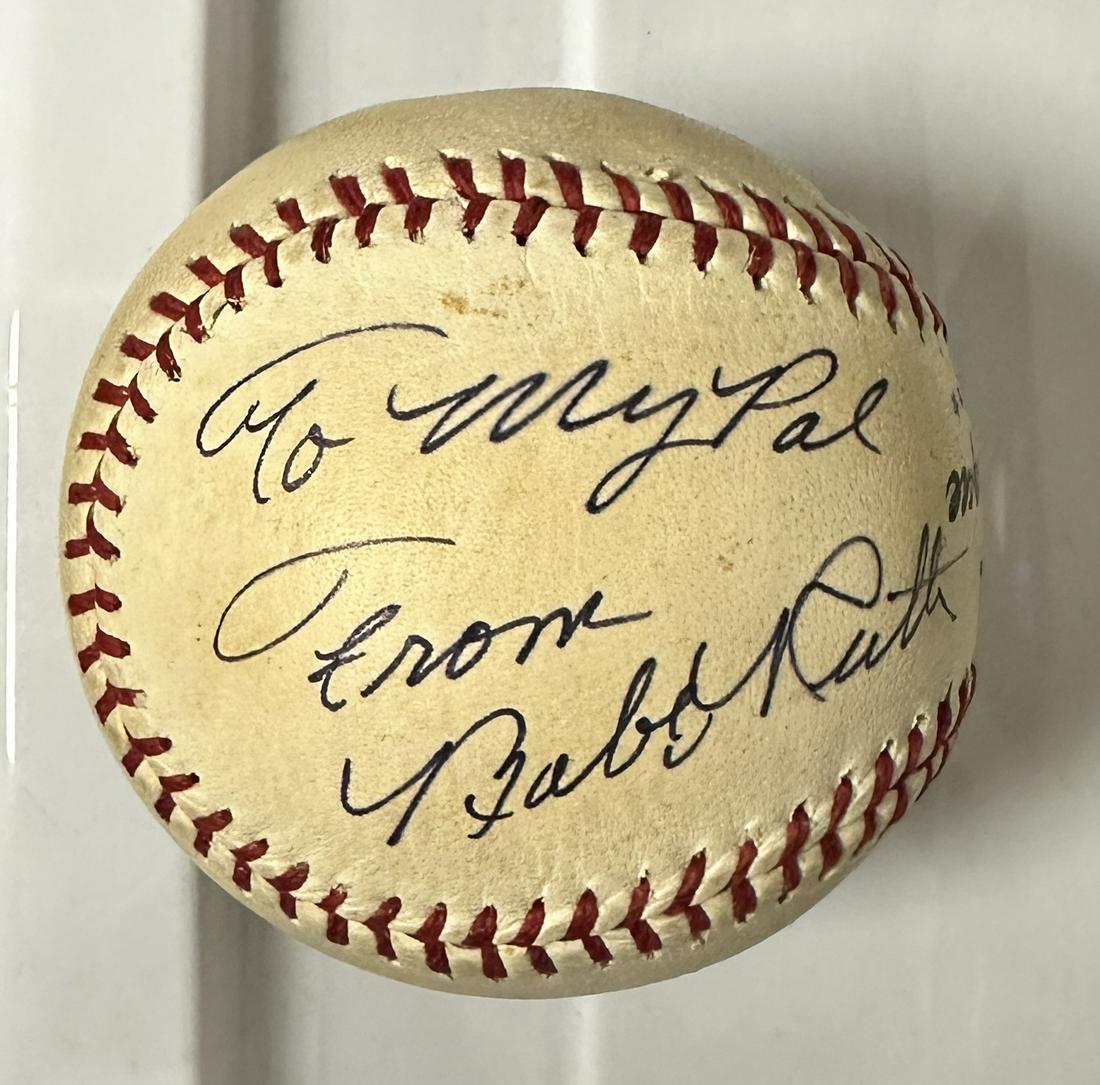 Babe Ruth AUTOGRAPHED Baseball Clean (1 of 1)