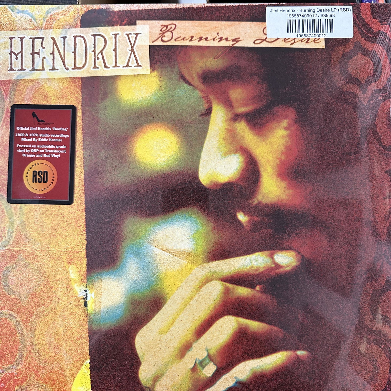 Jimi Hendrix Burning Desire NEW LP (1 of 1)