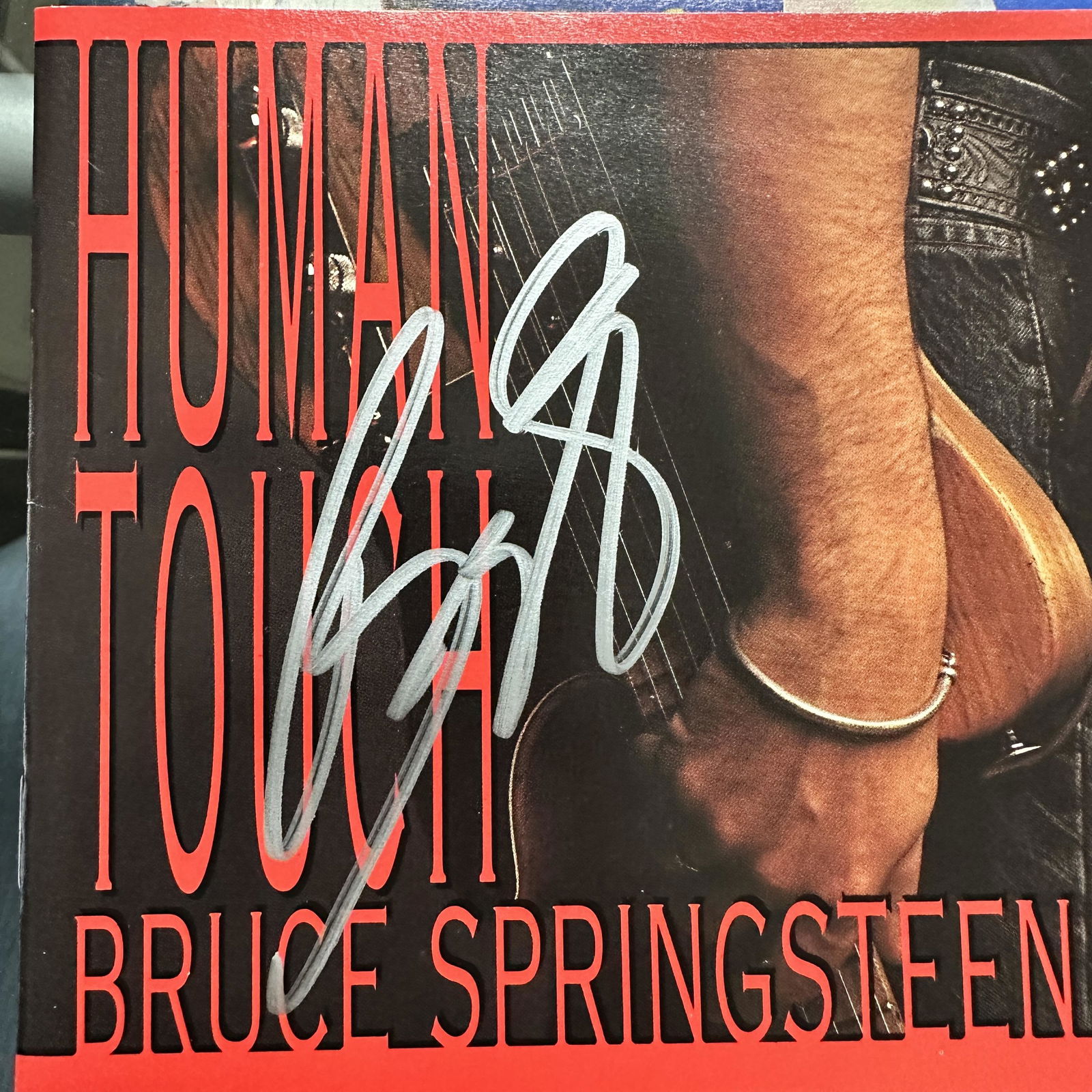 Bruce Springsteen Autographed Cd Cover (1 of 1)