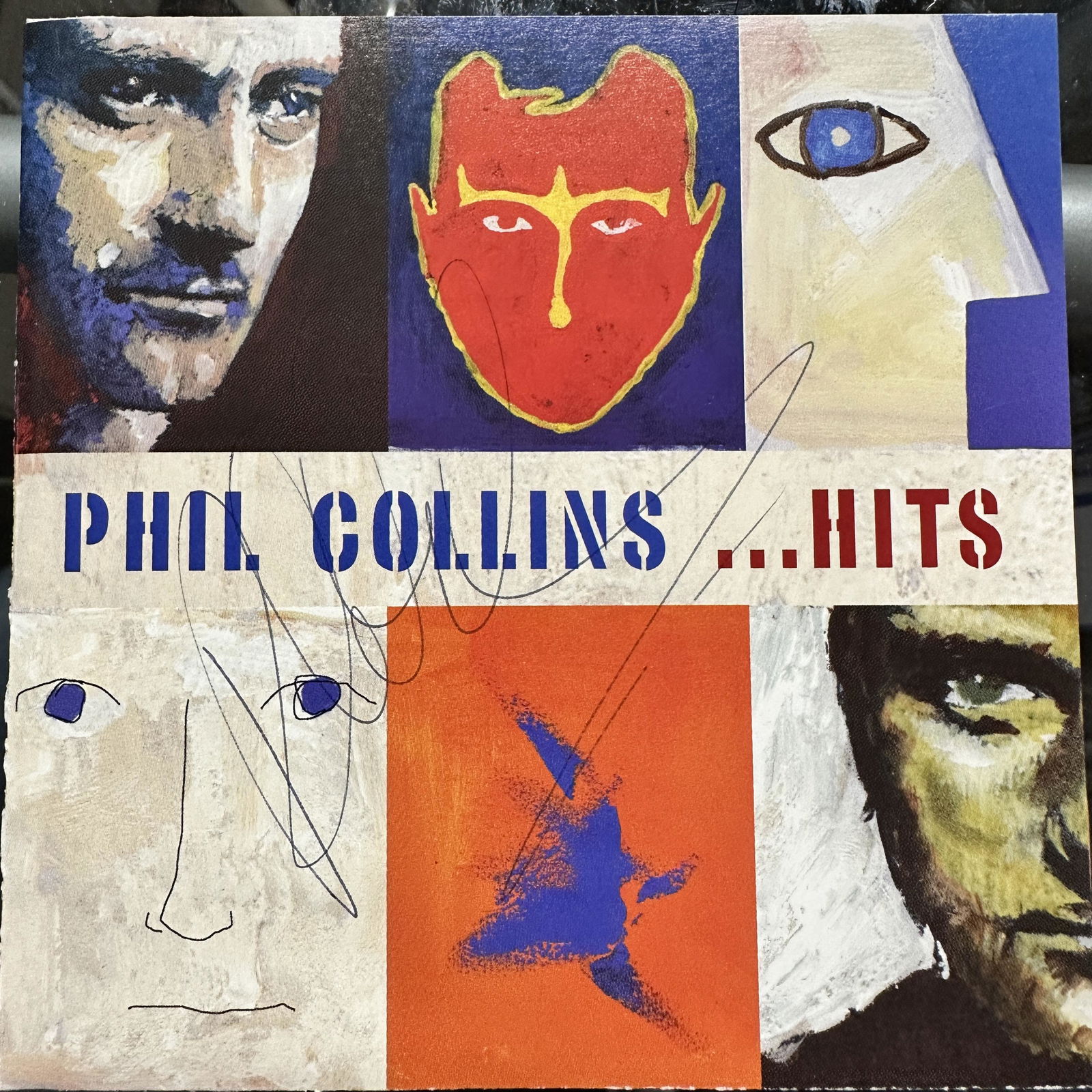 Phil Collins Autographed Cd Cover (1 of 1)