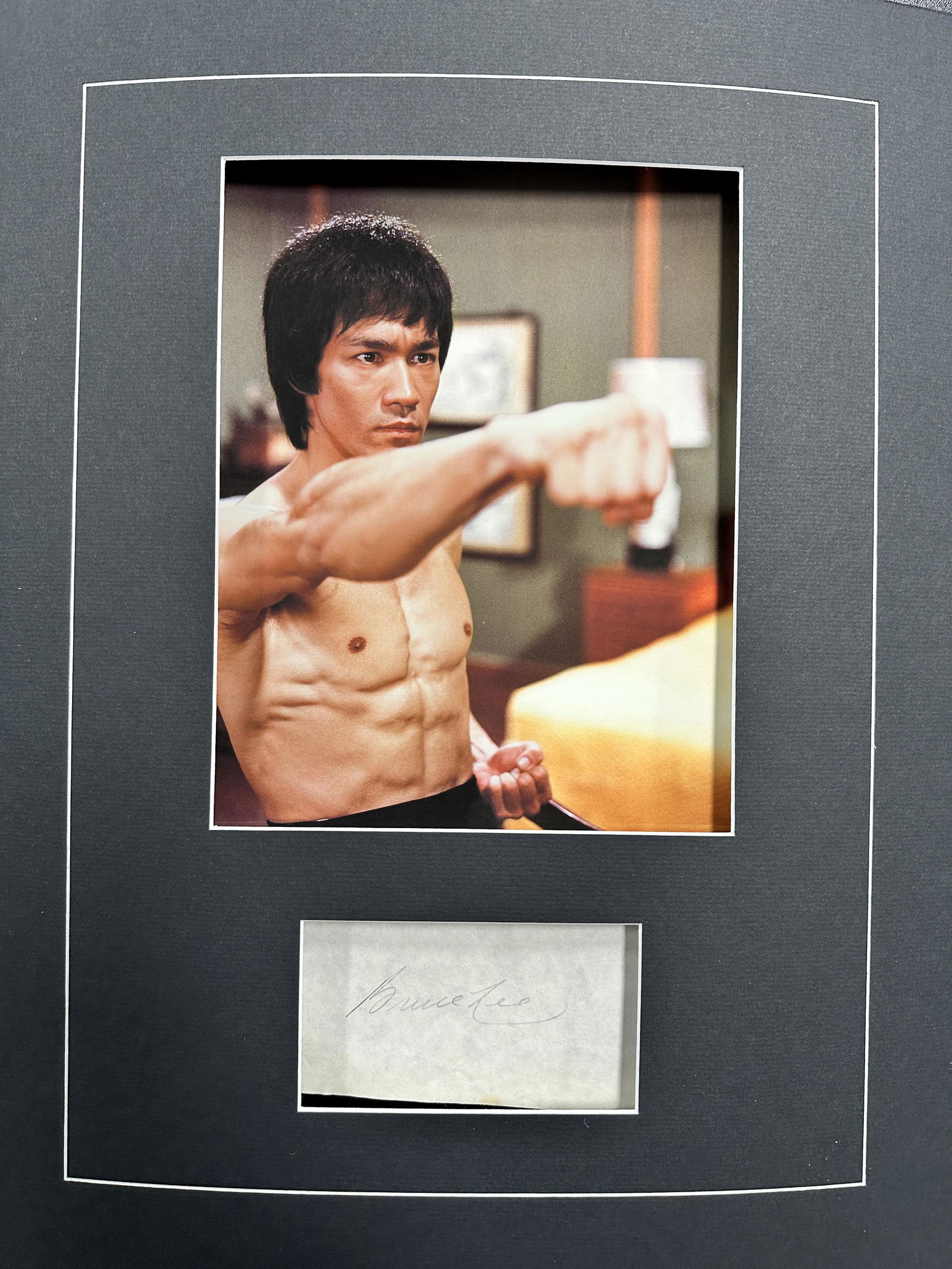 Bruce Lee Autographed Display (1 of 1)