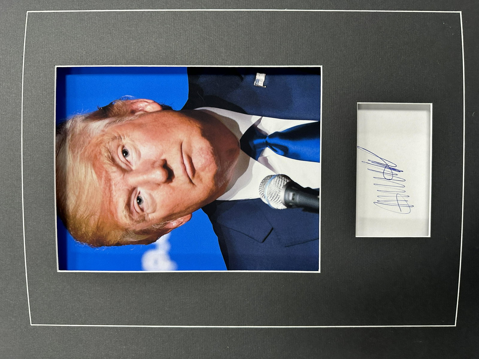 Donald Trump Autographed Display: Displays are not framed, and can be framed for a cost. Framed items will state they are framed in the name of the item. All signed items come with a COA. Ask any and all questions BEFORE bidding. Sign