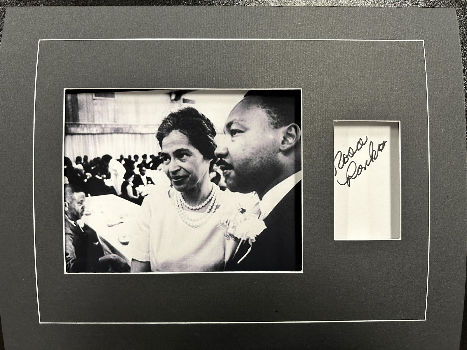 Rosa Parks AUTOGRAPHED Display (1 of 1)