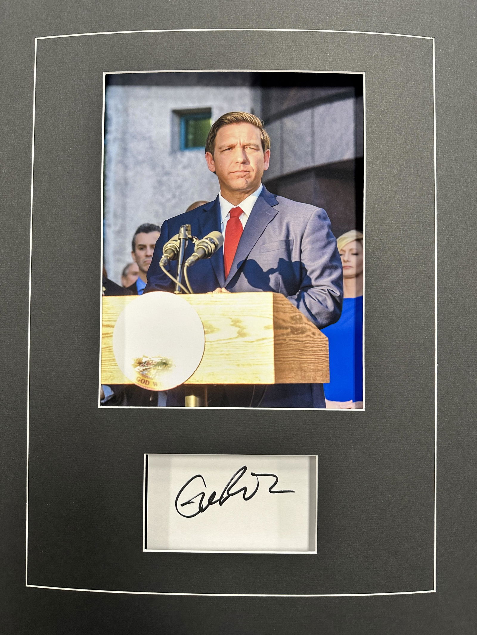 Ron DeSantis Autographed Display (1 of 1)