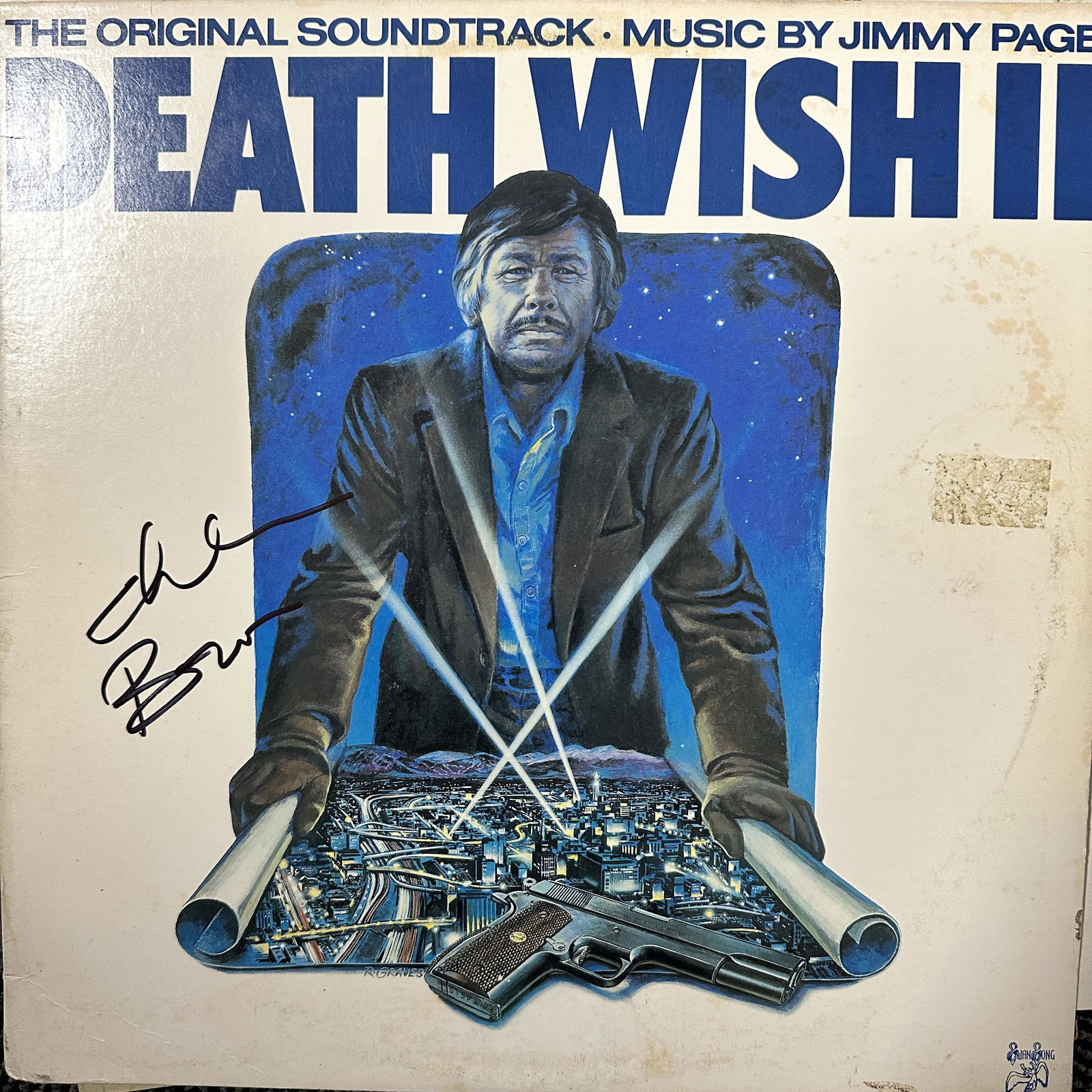 Charles Bronson Autographed Album (1 of 1)