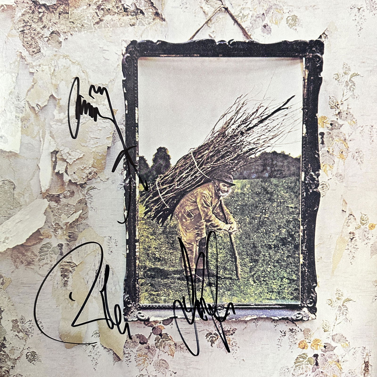 Led Zeppelin Autographed Album All 3 (1 of 1)