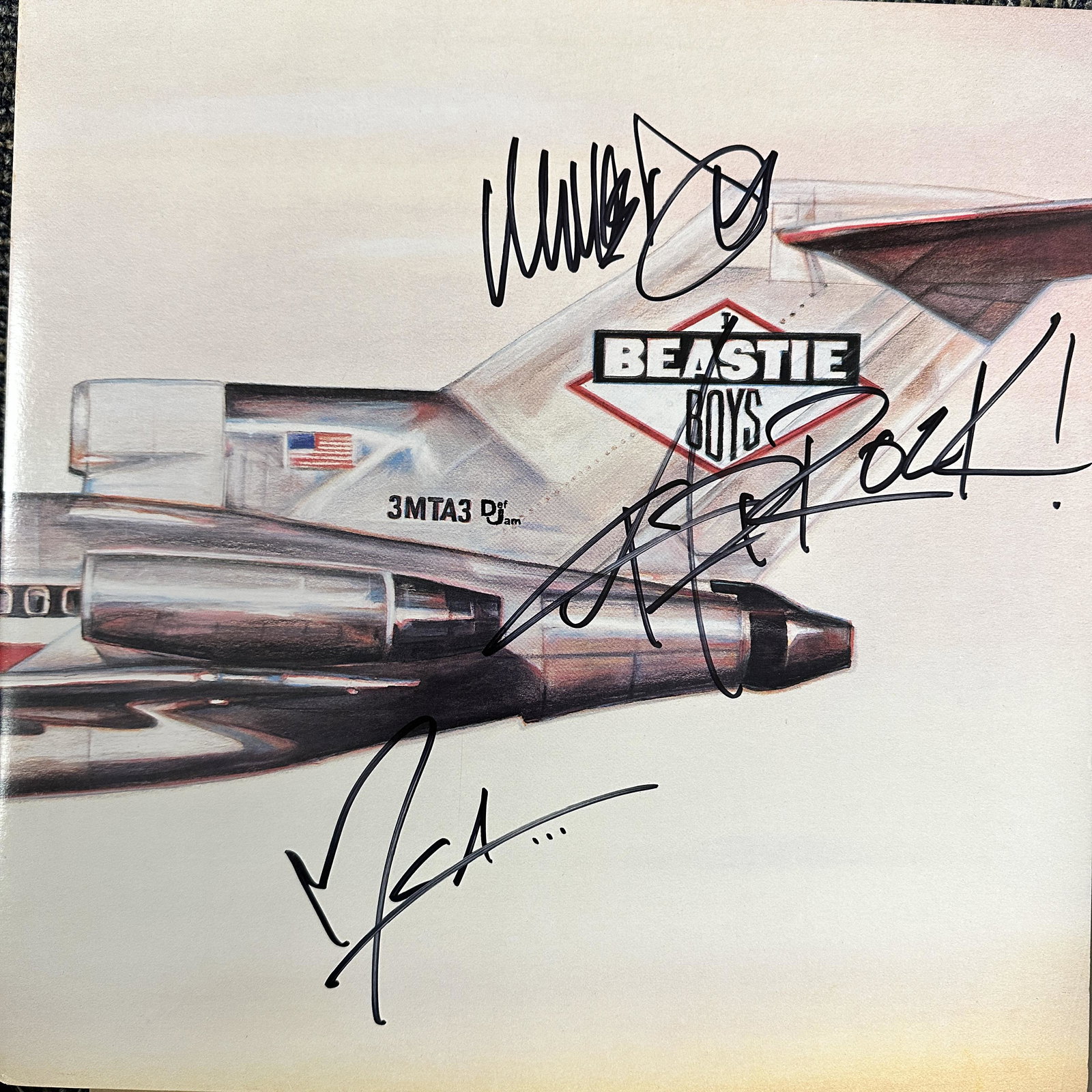 The Beastie Boys Autographed Album All 3 (1 of 1)