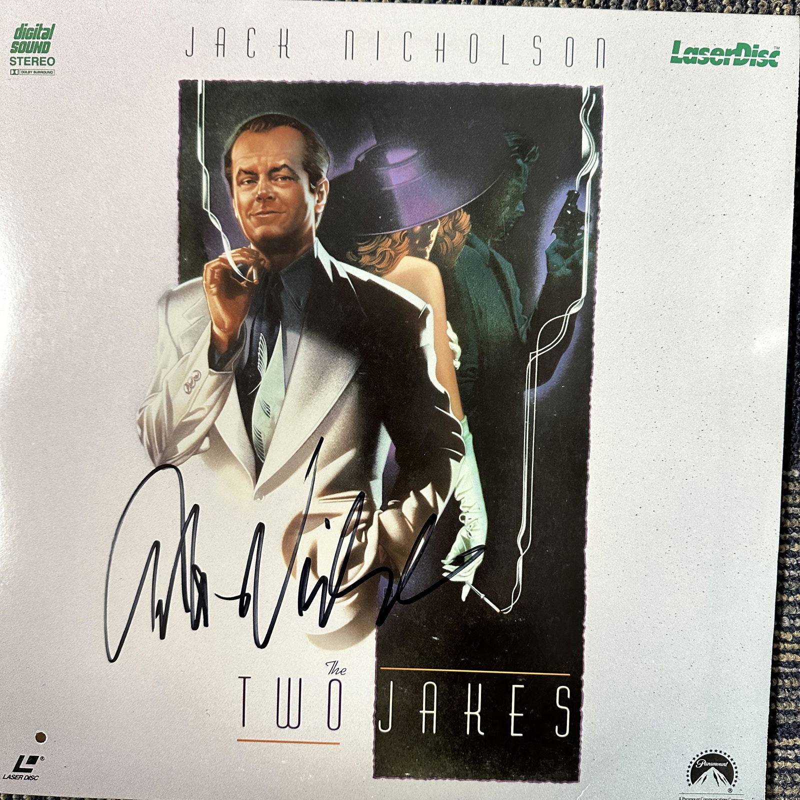 Jack Nicholson Autographed LASERDISC (1 of 1)