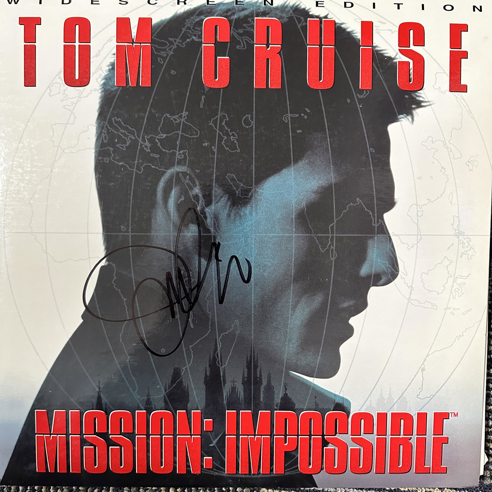 Tom Cruise Autographed Laserdisc (1 of 1)