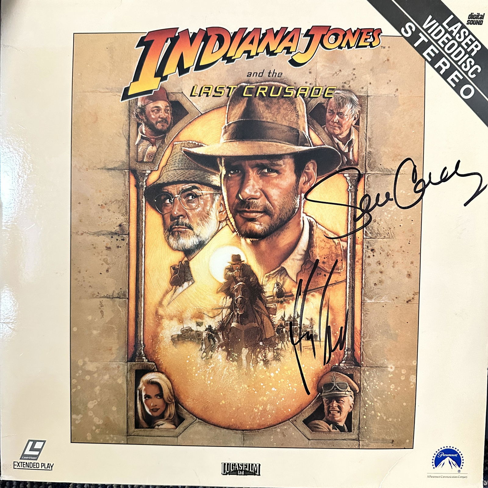 Harrison Ford AUTOGRAPHED Laserdisc (1 of 1)
