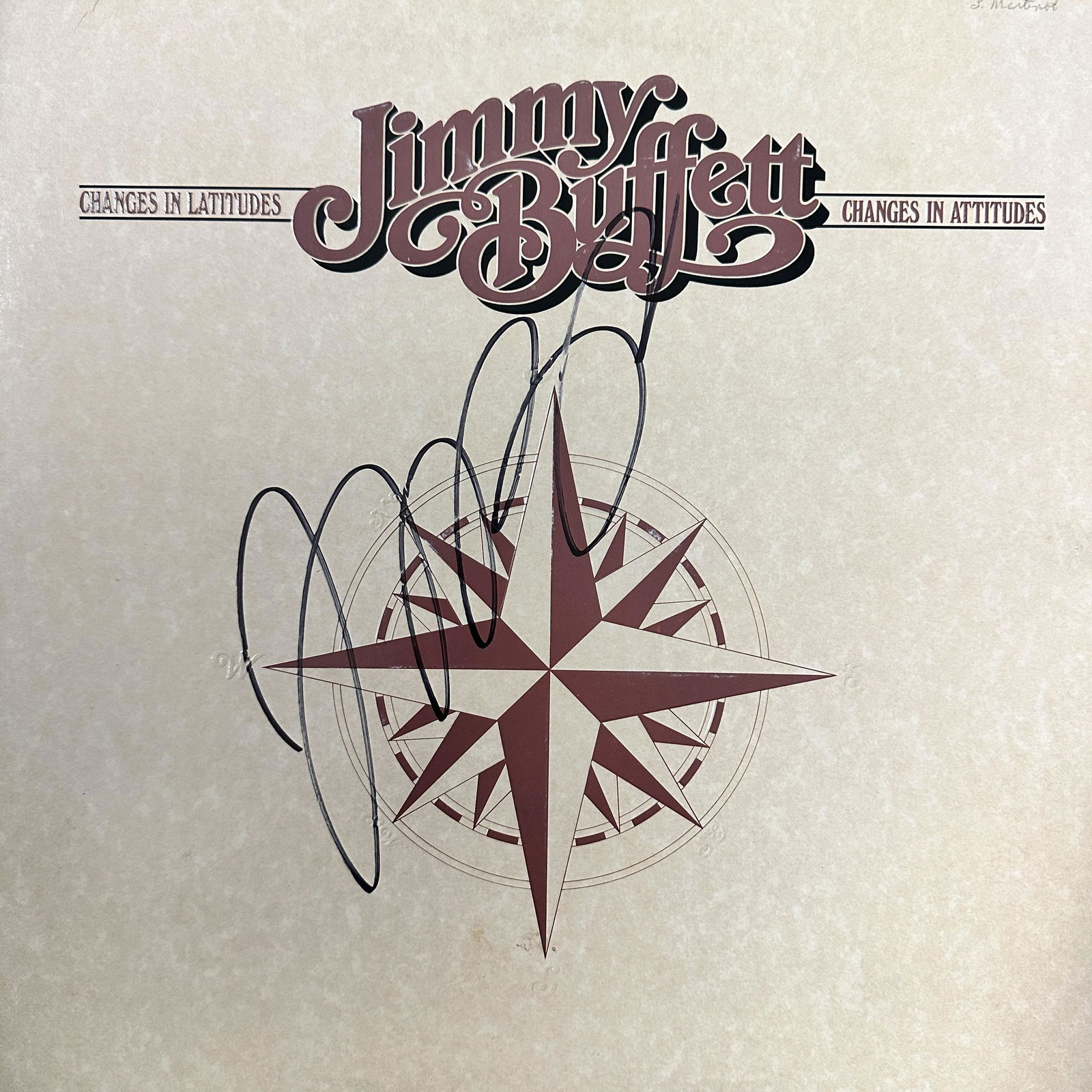 Jimmy Buffett Autographed Album (1 of 1)