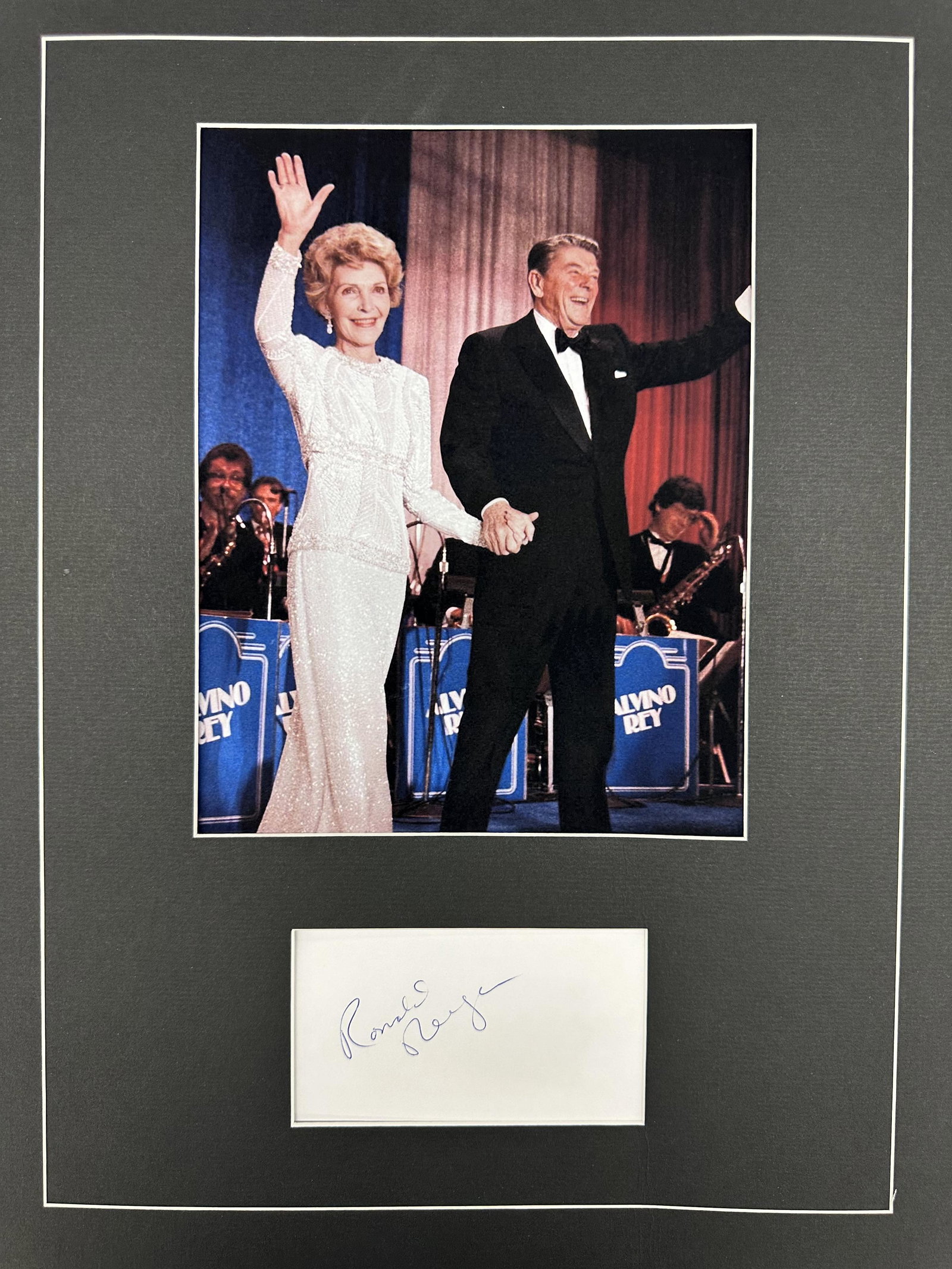 Ronald Reagan AUTOGRAPHED Display (1 of 1)