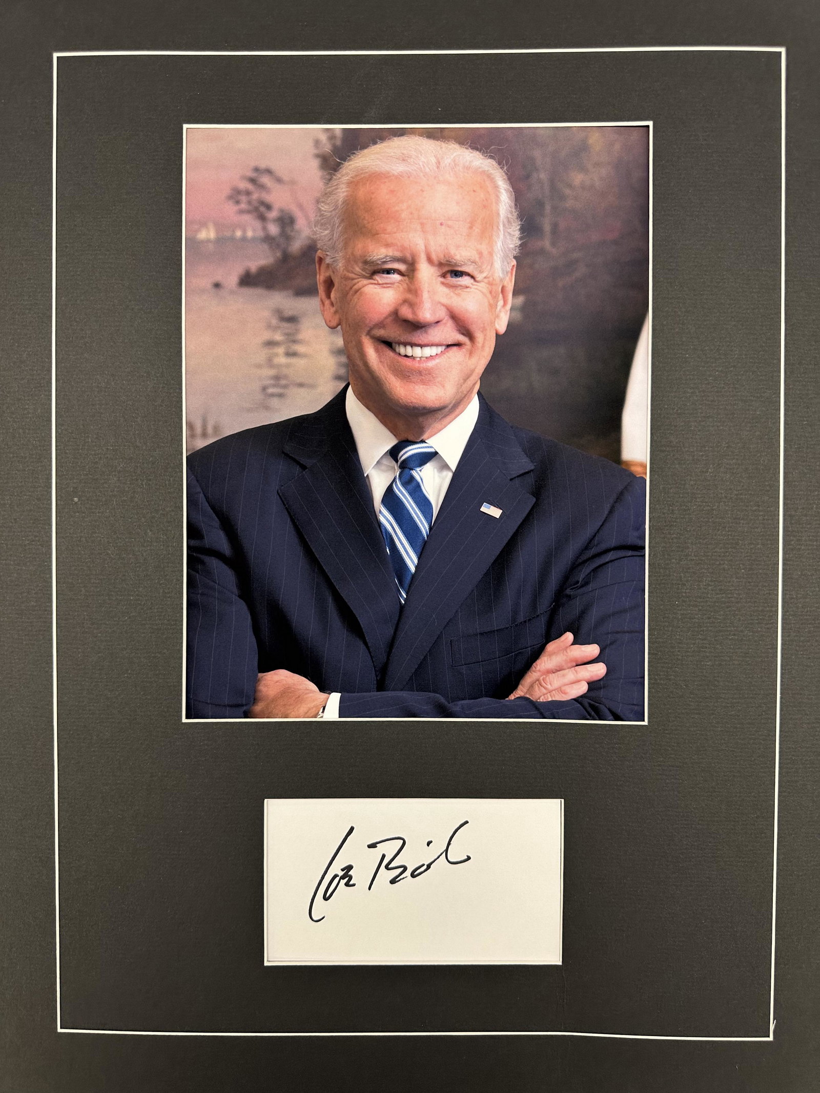Joe Biden Autographed Display (1 of 1)