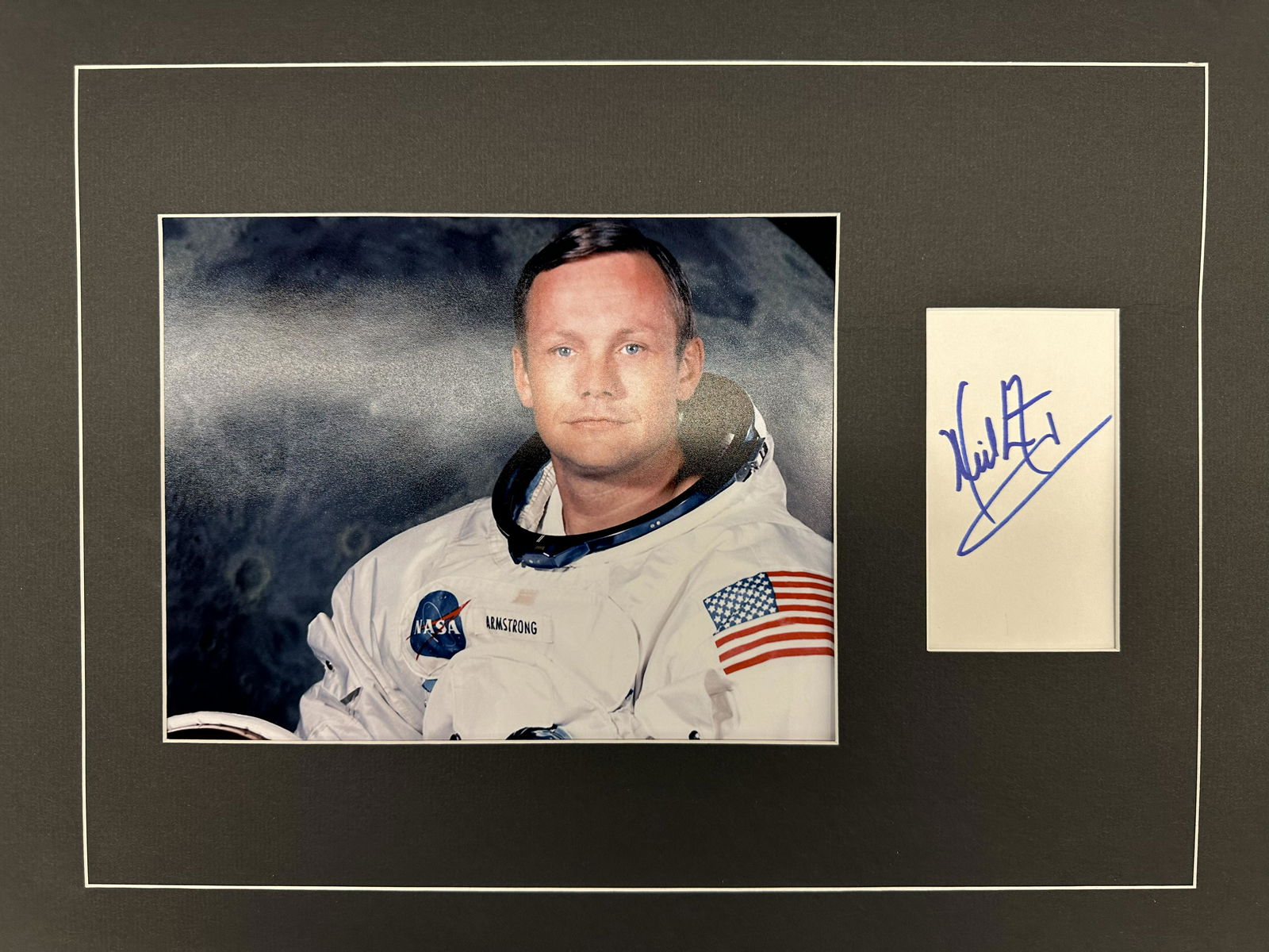 Neil Armstrong Autographed Display (1 of 1)