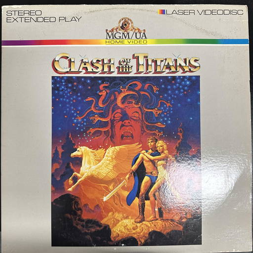 Clash Of The Titans Standard Screen Laserdisc Movie