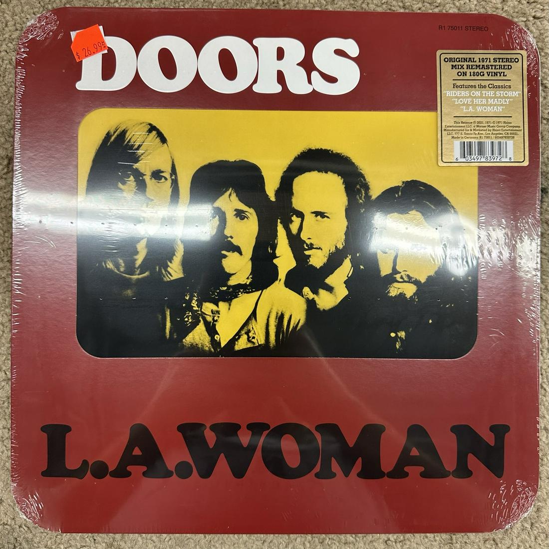 The Doors LA Woman New Vinyl LP Record (1 of 1)