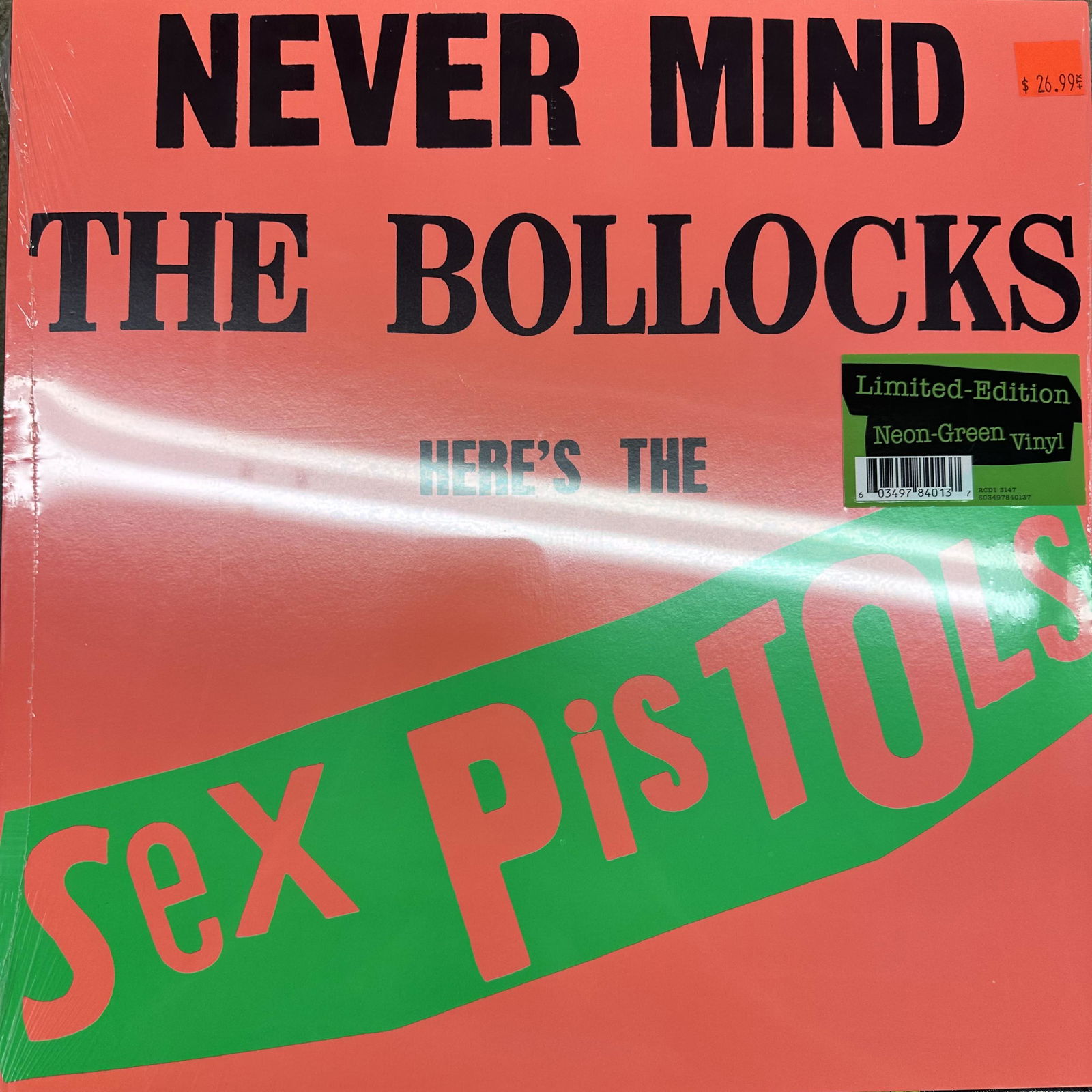 Sex Pistols - Nevermind The Bollocks New LP (1 of 1)