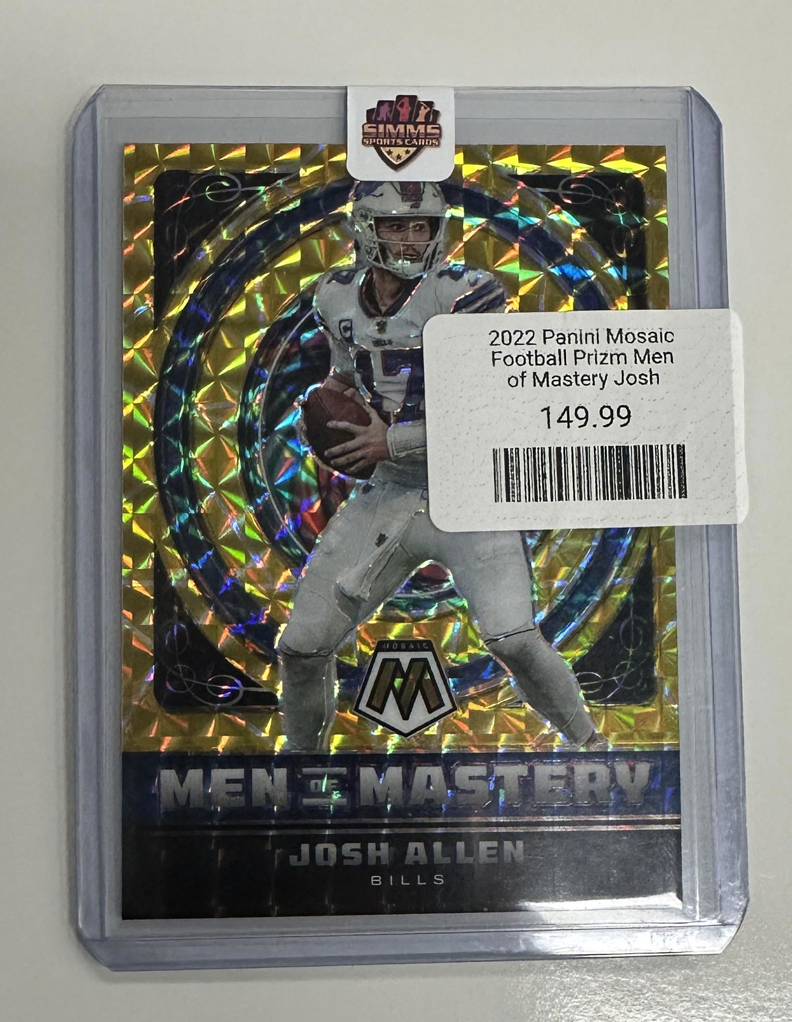 2022 Josh Allen Prizm Card 3/10 (1 of 1)