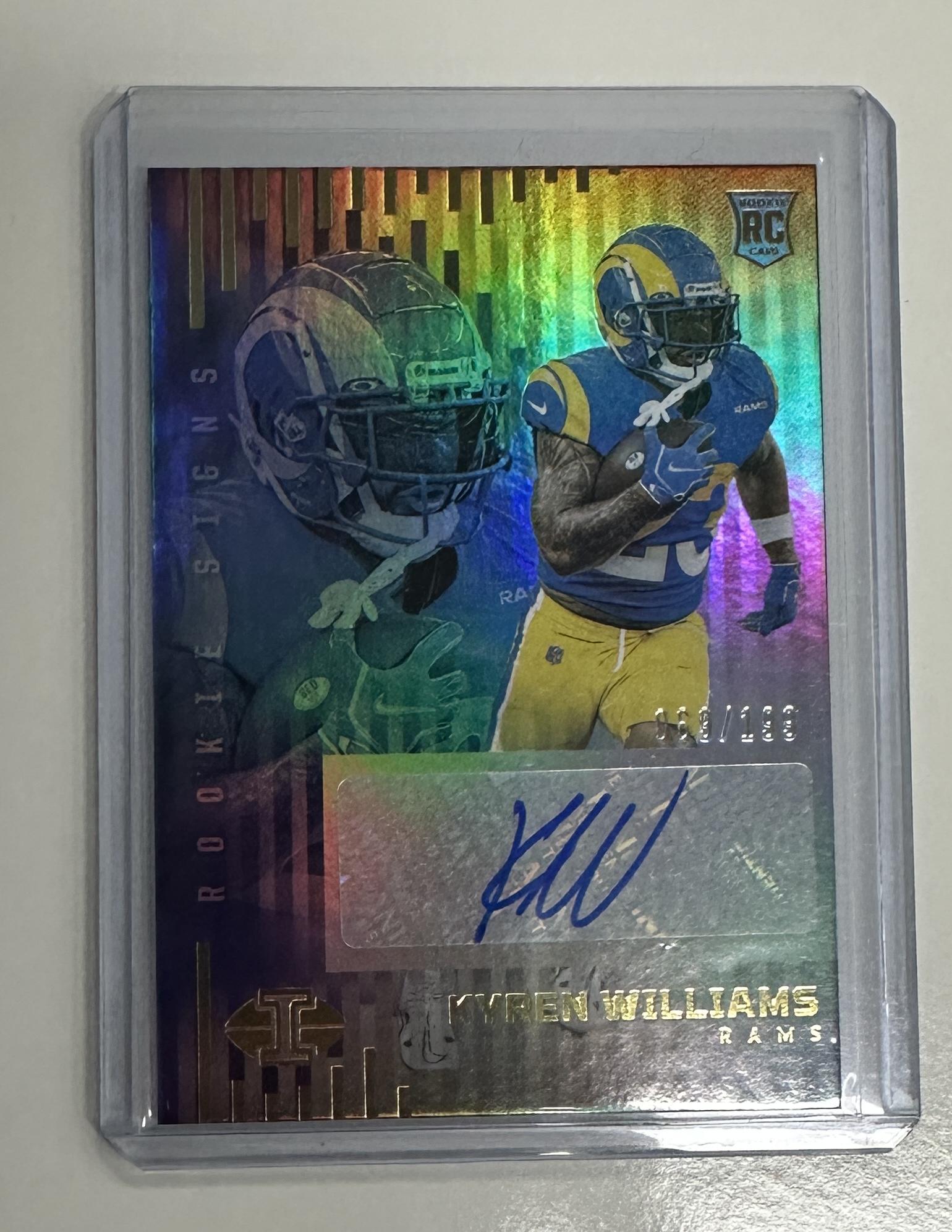 2022 Illusions Kyren Williams Autographed Card (1 of 1)