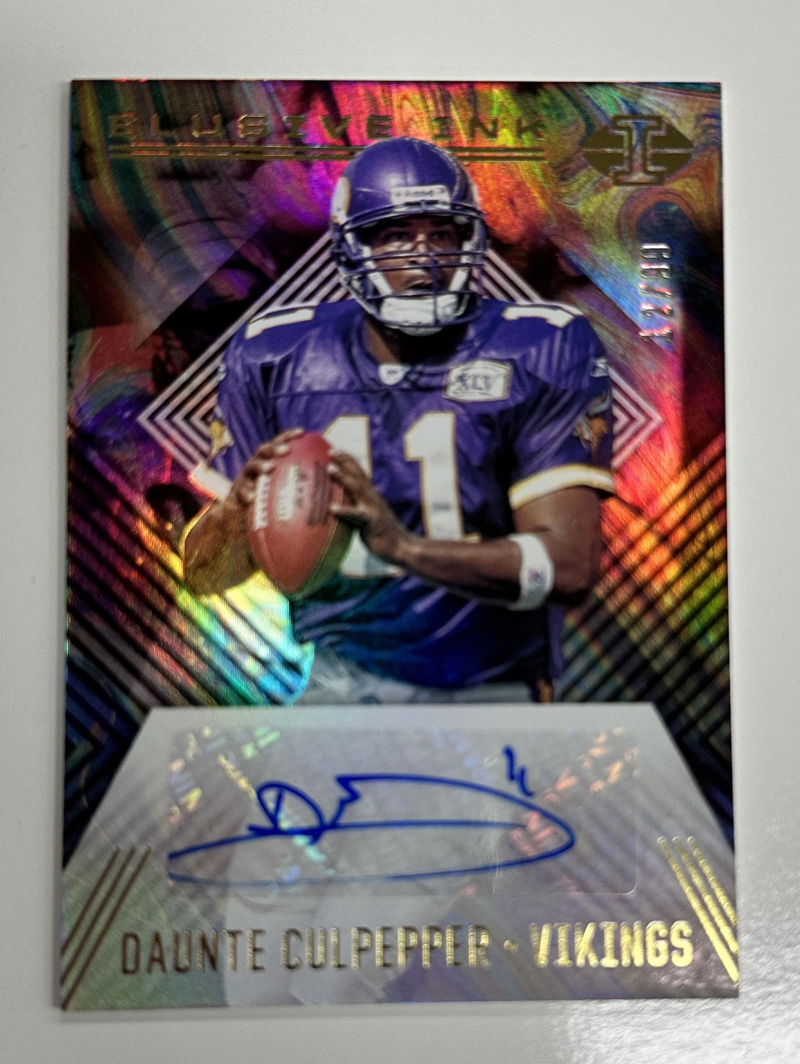 2020 Dante Culpepper Autographed Card (1 of 1)