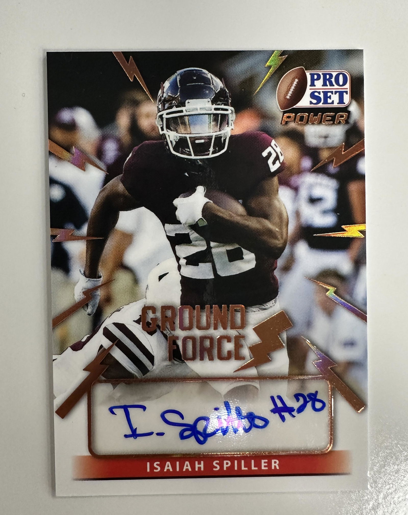 Pro Set Isaiah Spiller Rookie Card (1 of 1)