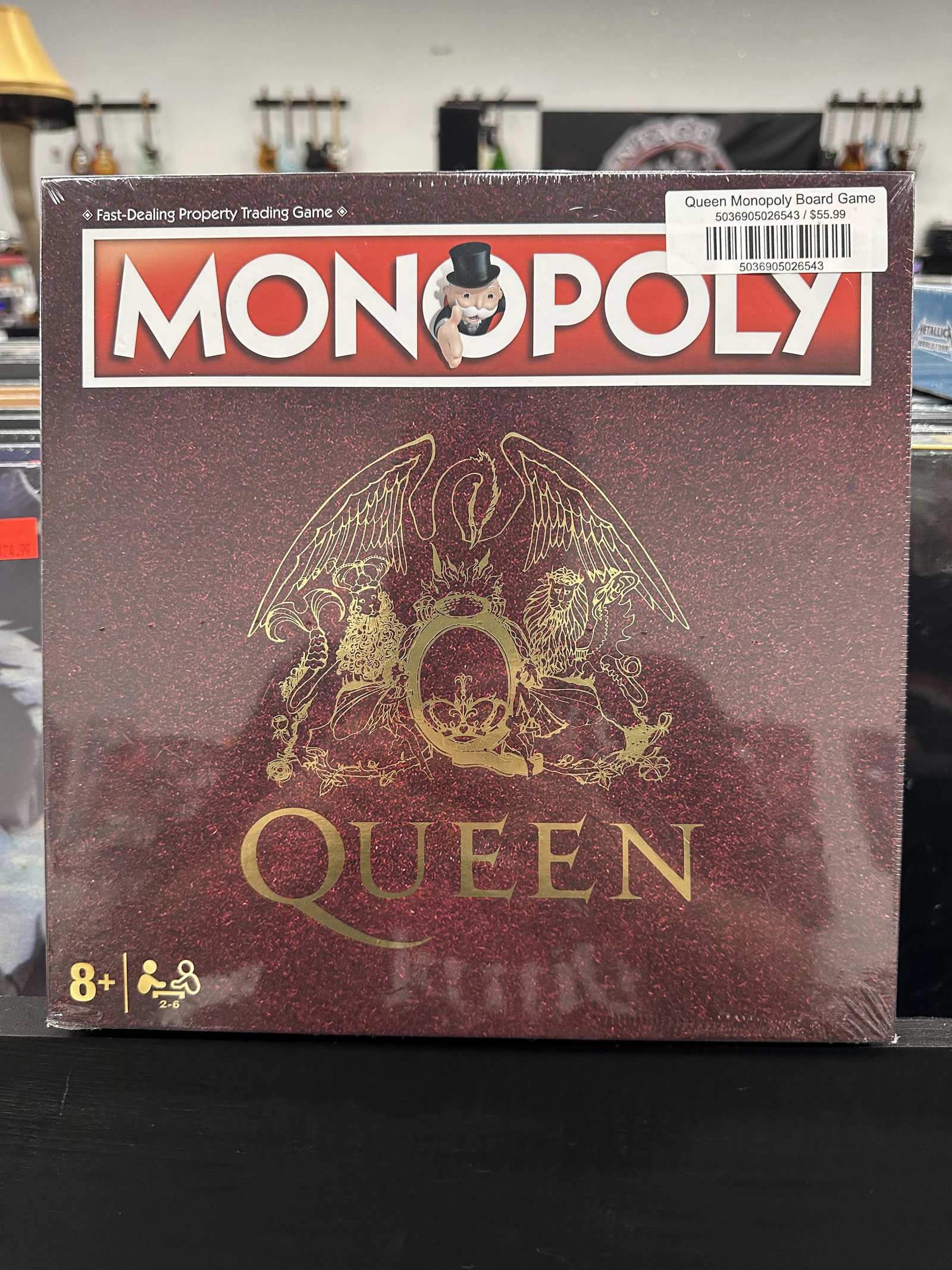 Queen Monopoly Board Game: Displays are not framed, and can be framed for a cost. Framed items will state they are framed in the name of the item. All signed items come with a COA. Ask any and all questions BEFORE bidding. Sign