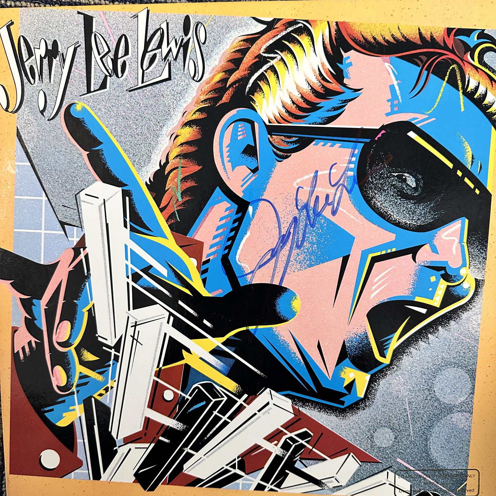 Jerry Lee Lewis Autographed ALBUM (1 of 1)