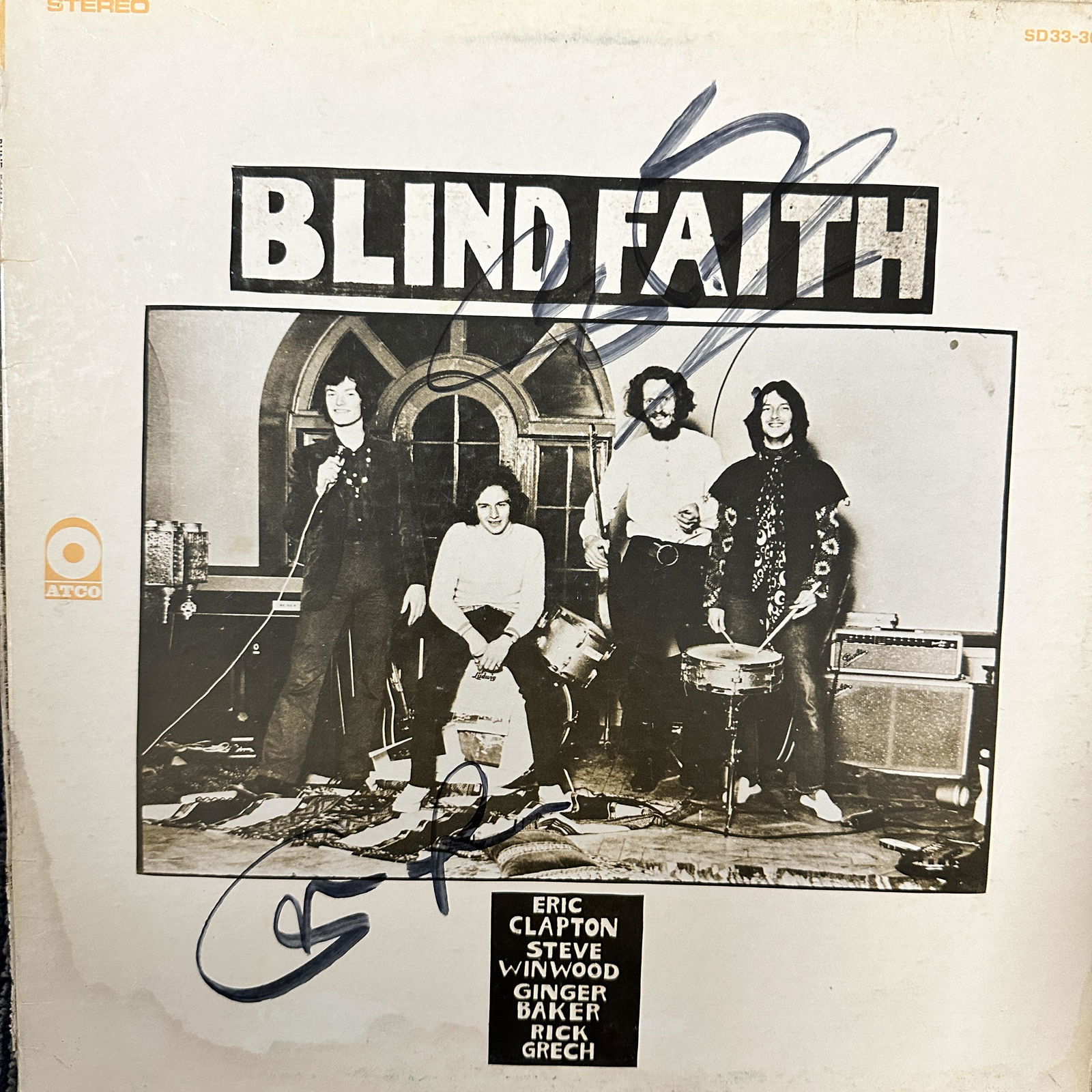 Eric Clapton Steve Winwood Autographed Album (1 of 1)