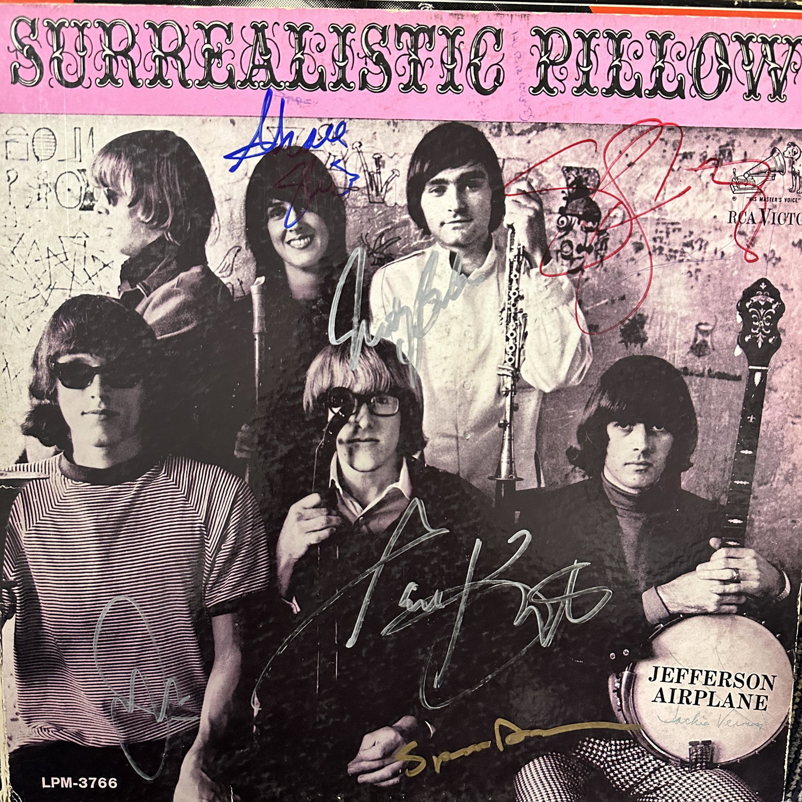 Jefferson Airplane Autographed Album (1 of 1)