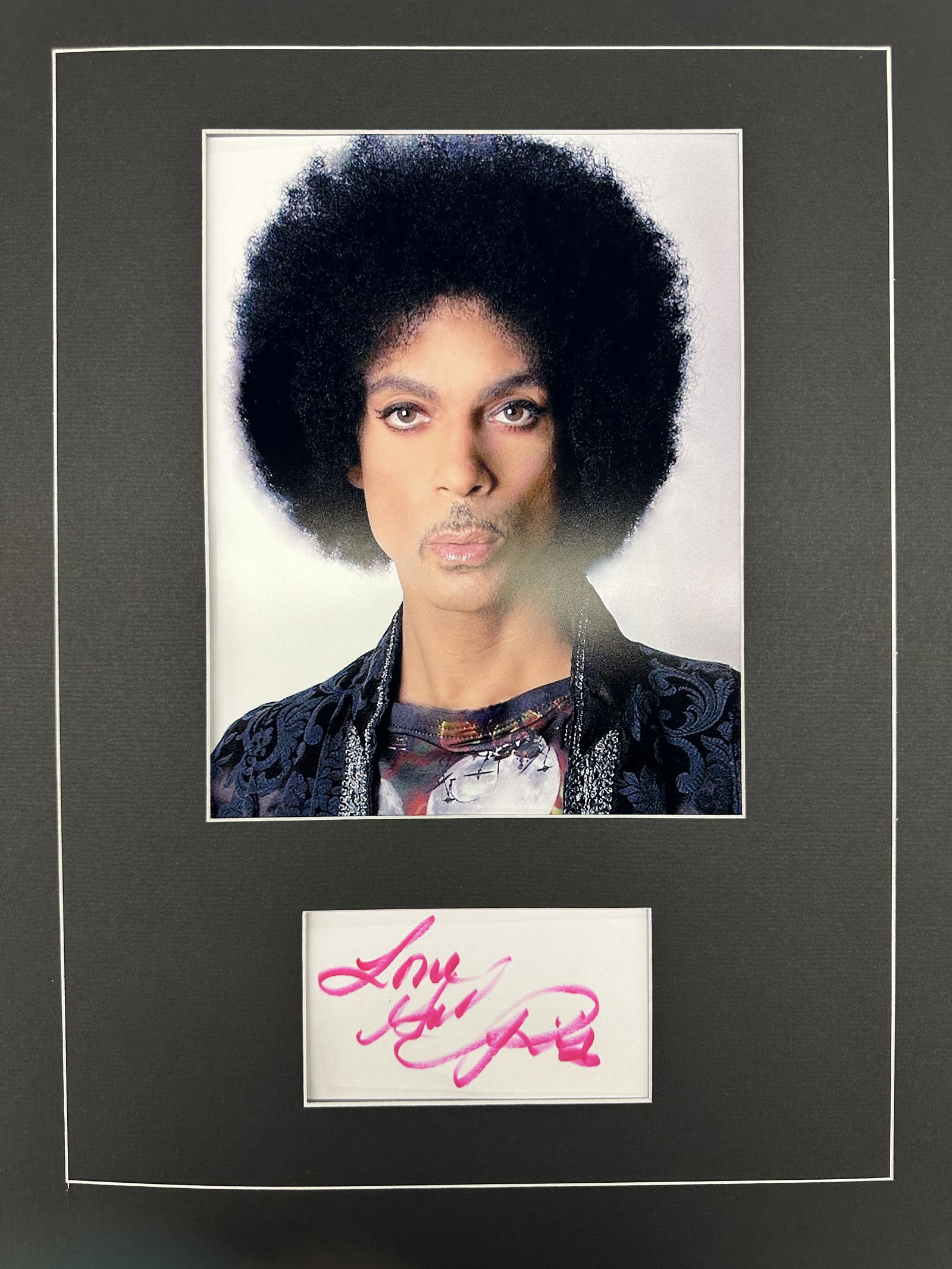 Prince Autographed DISPLAY (1 of 1)