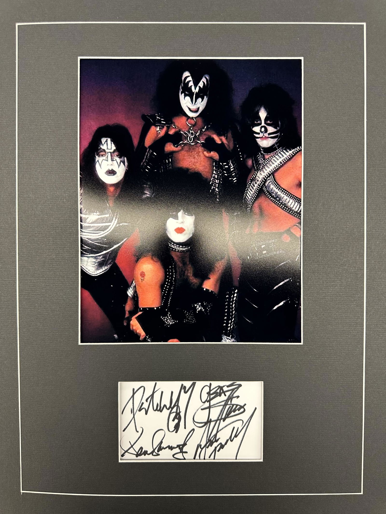 Kiss Autographed Display (1 of 1)