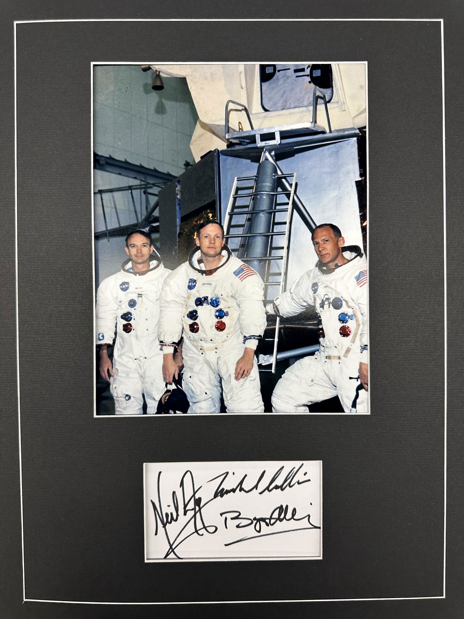 Apollo 11 Autographed Display (1 of 1)